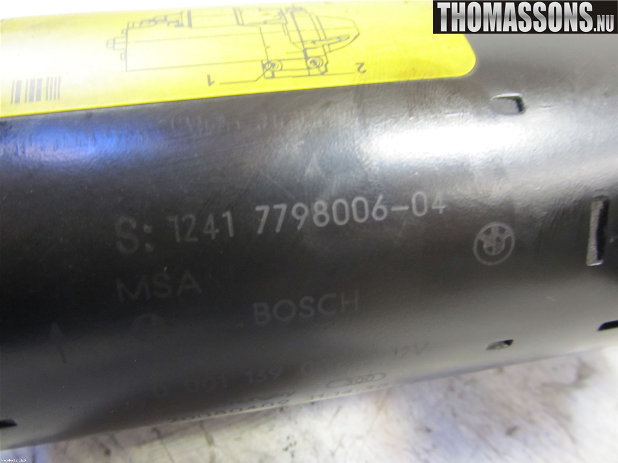 BMW 1 E87/81 5D/3D 03-11 Startmotor Diesel