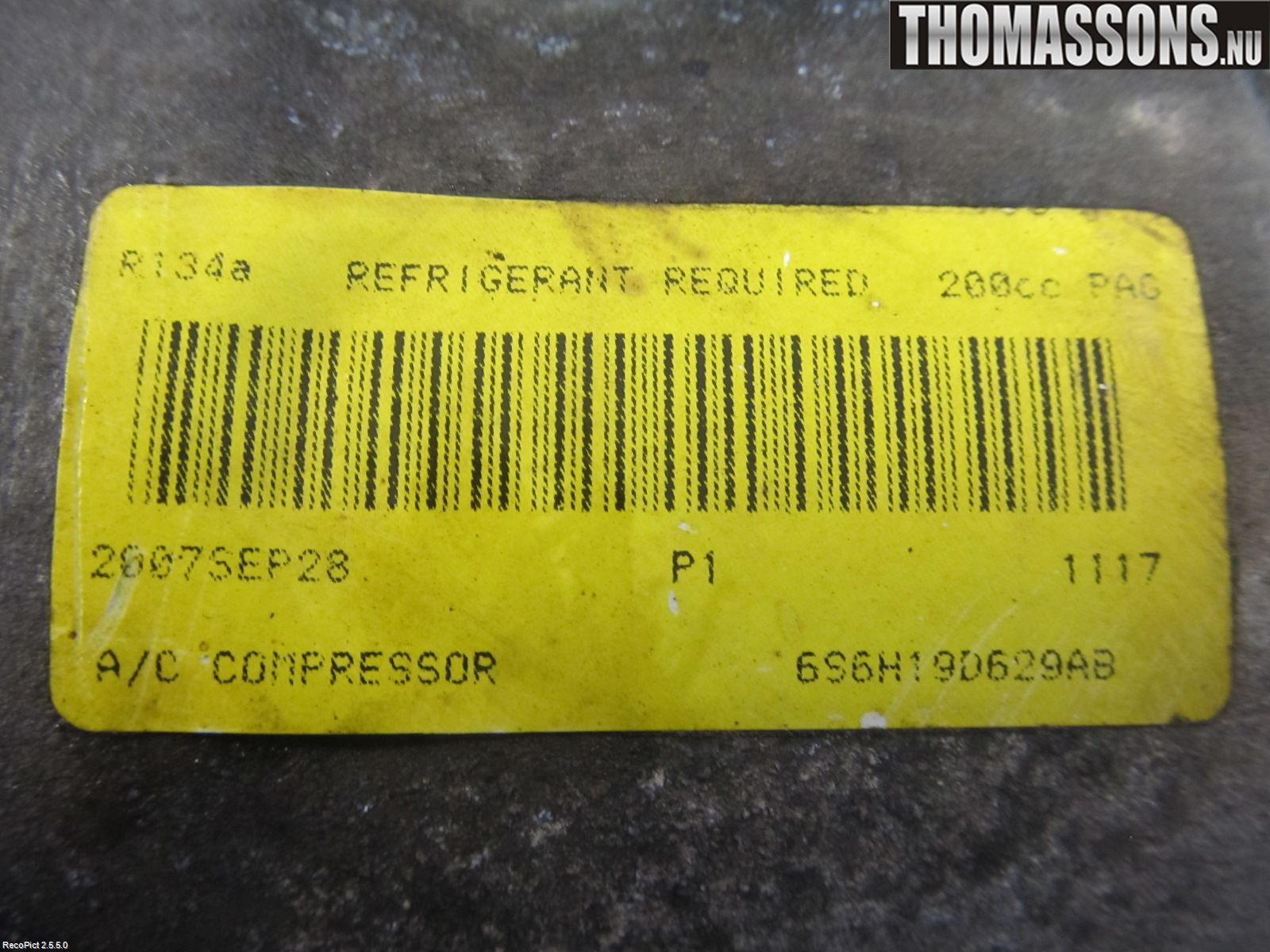 Ford FIESTA     06-08 Ac Kompressor