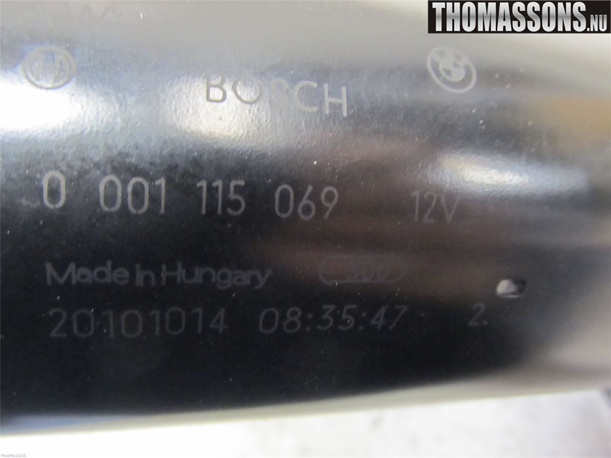 BMW 7 F01/02/03/04 09-15 Startmotor Diesel