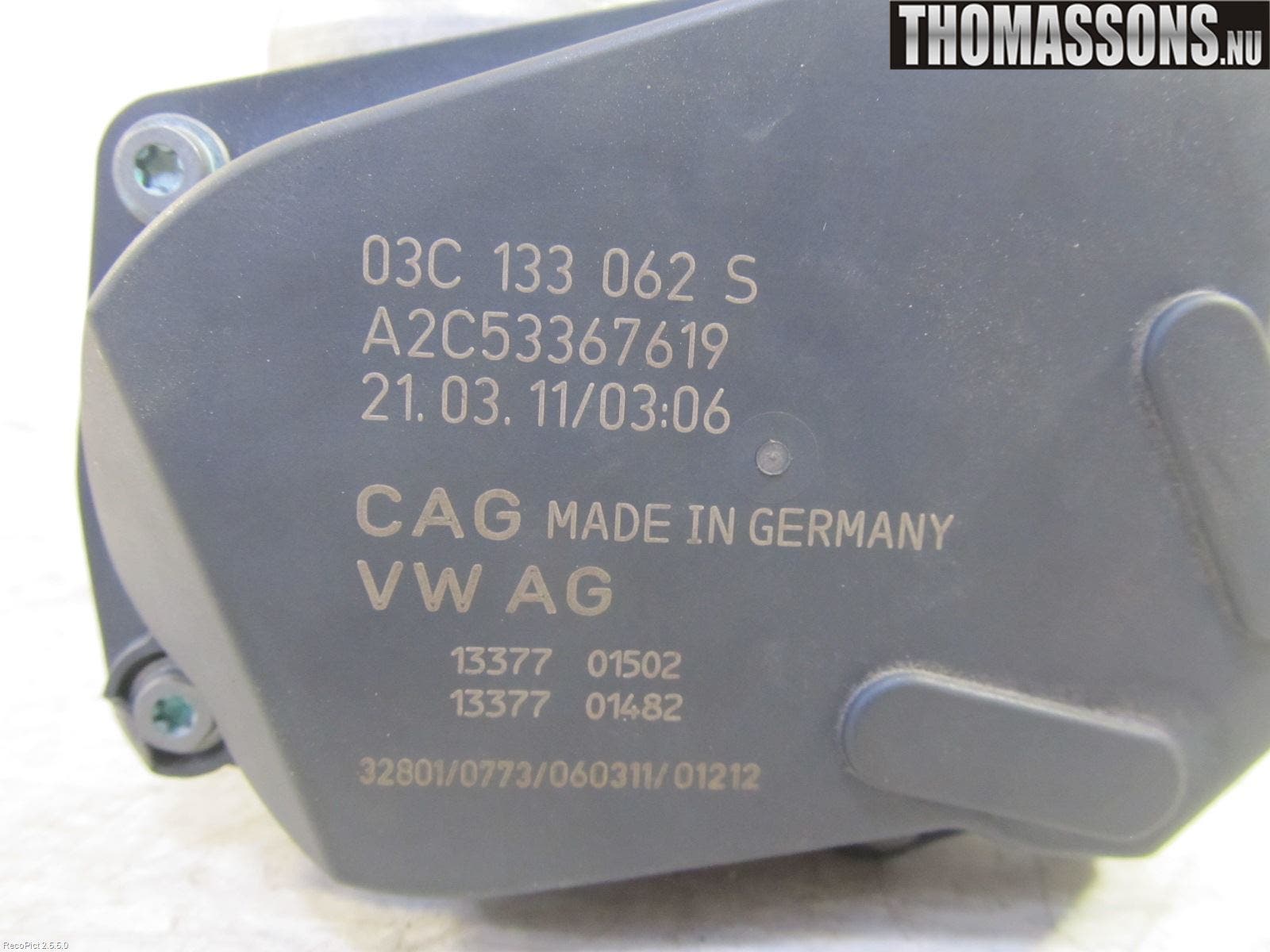 Volkswagen VW POLO 10-17 Injspjällhus