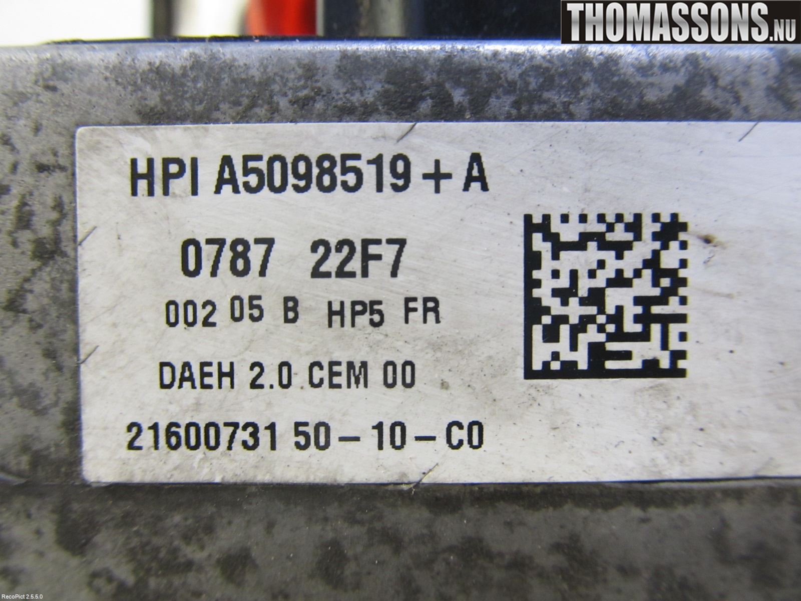 Peugeot 407 Styrservo Pump Elektrisk