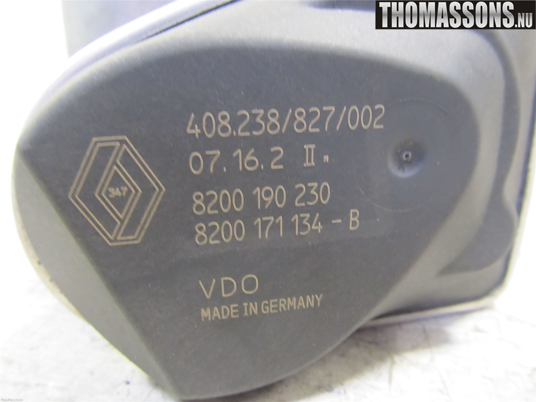 Renault MÉGANE II  06-08 Injspjällhus