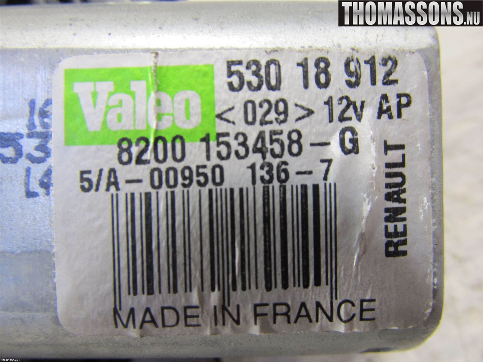 Renault MÉGANE II  06-08 Torkarmotor Baklucka