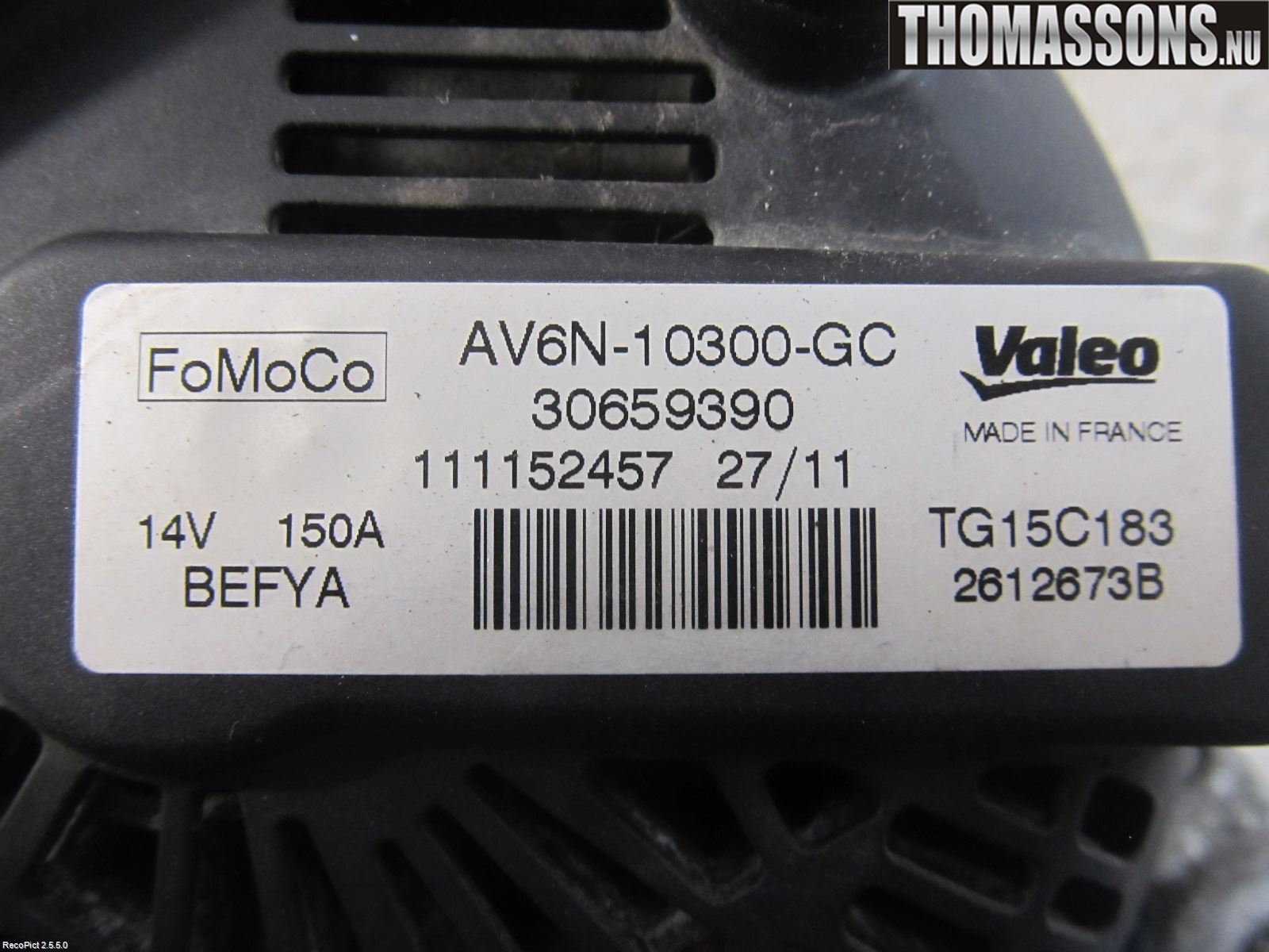 Ford C-MAX II  11-14 Generator