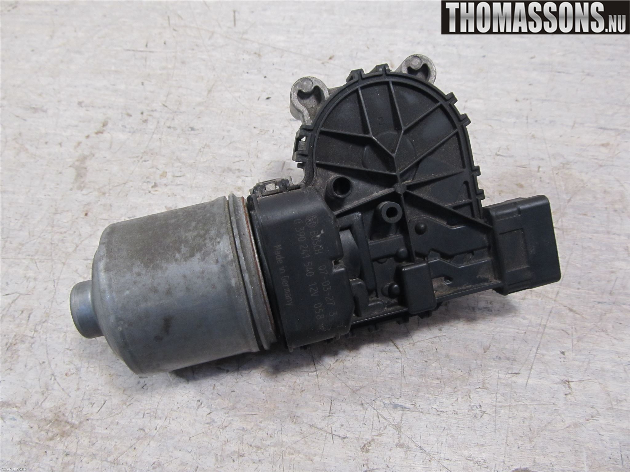 Peugeot 207 Torkarmotor Vindruta