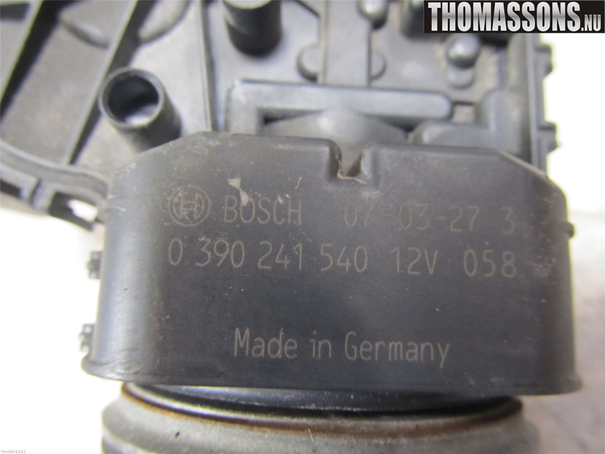 Peugeot 207 Torkarmotor Vindruta