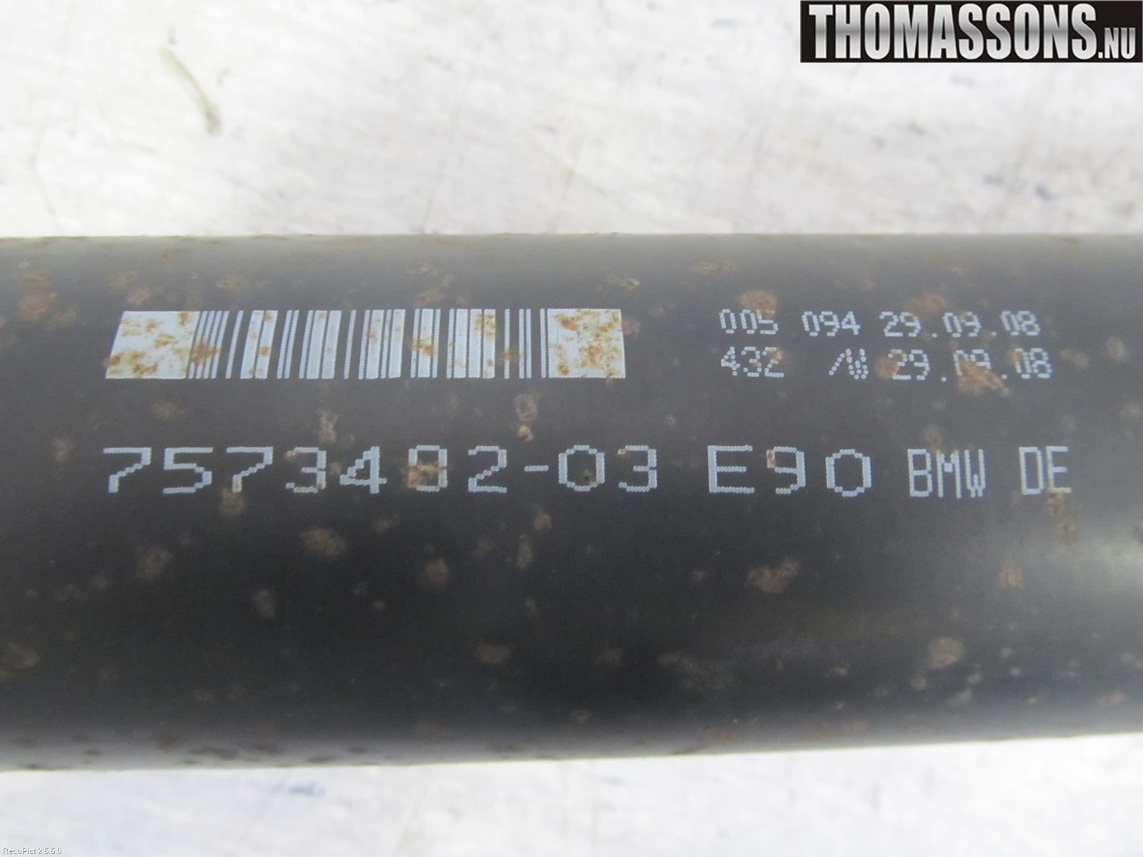 BMW 3 E90/91 SED/TOU 05-12 Mellanaxel Bakre