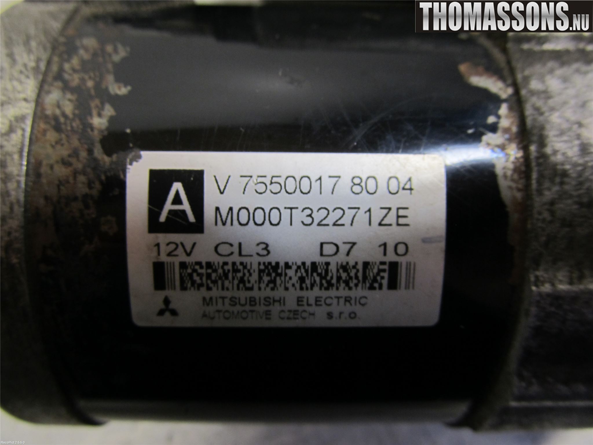 Peugeot 207 Startmotor