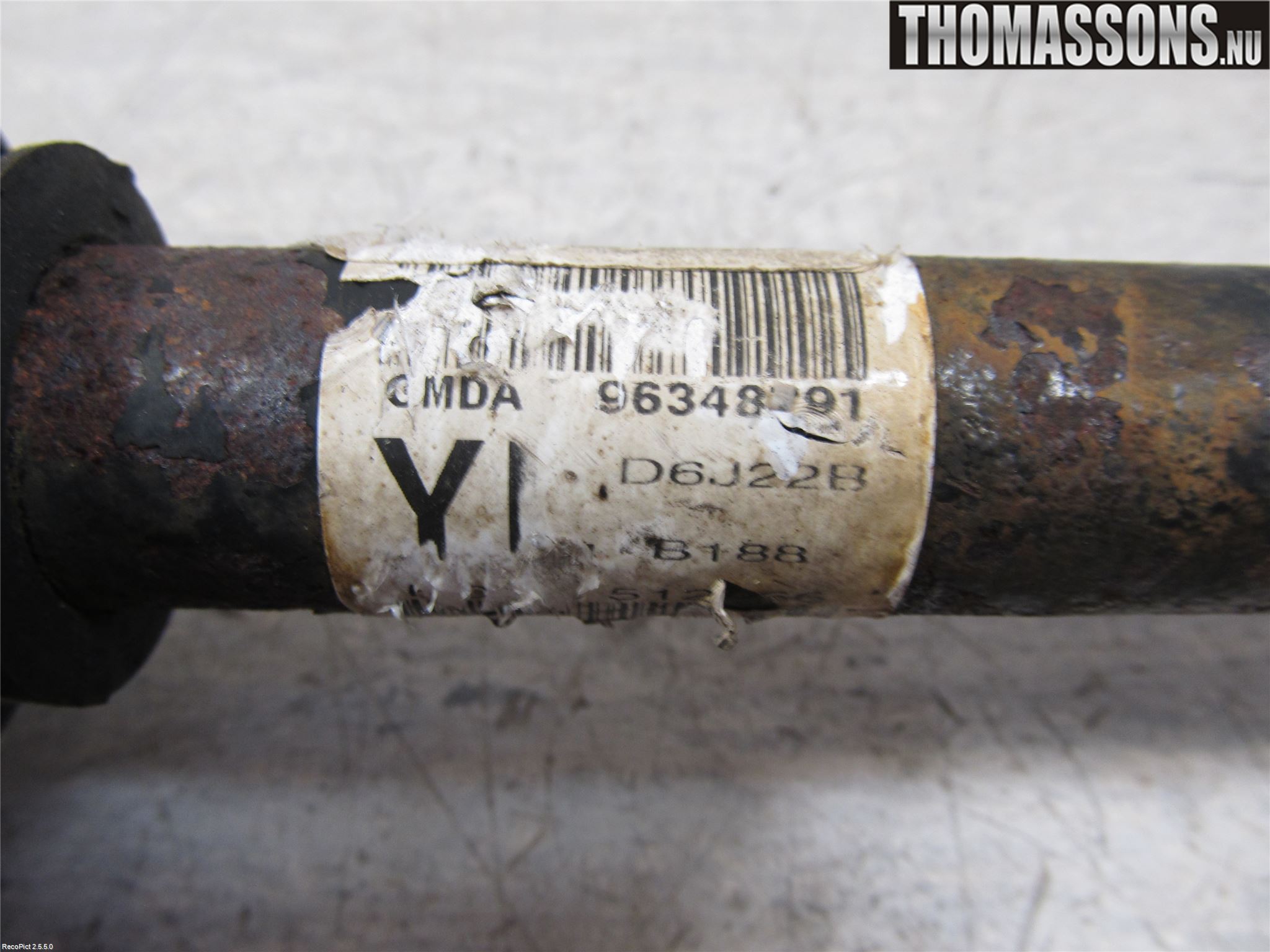 Chevrolet KALOS Drivaxel Fram Höger