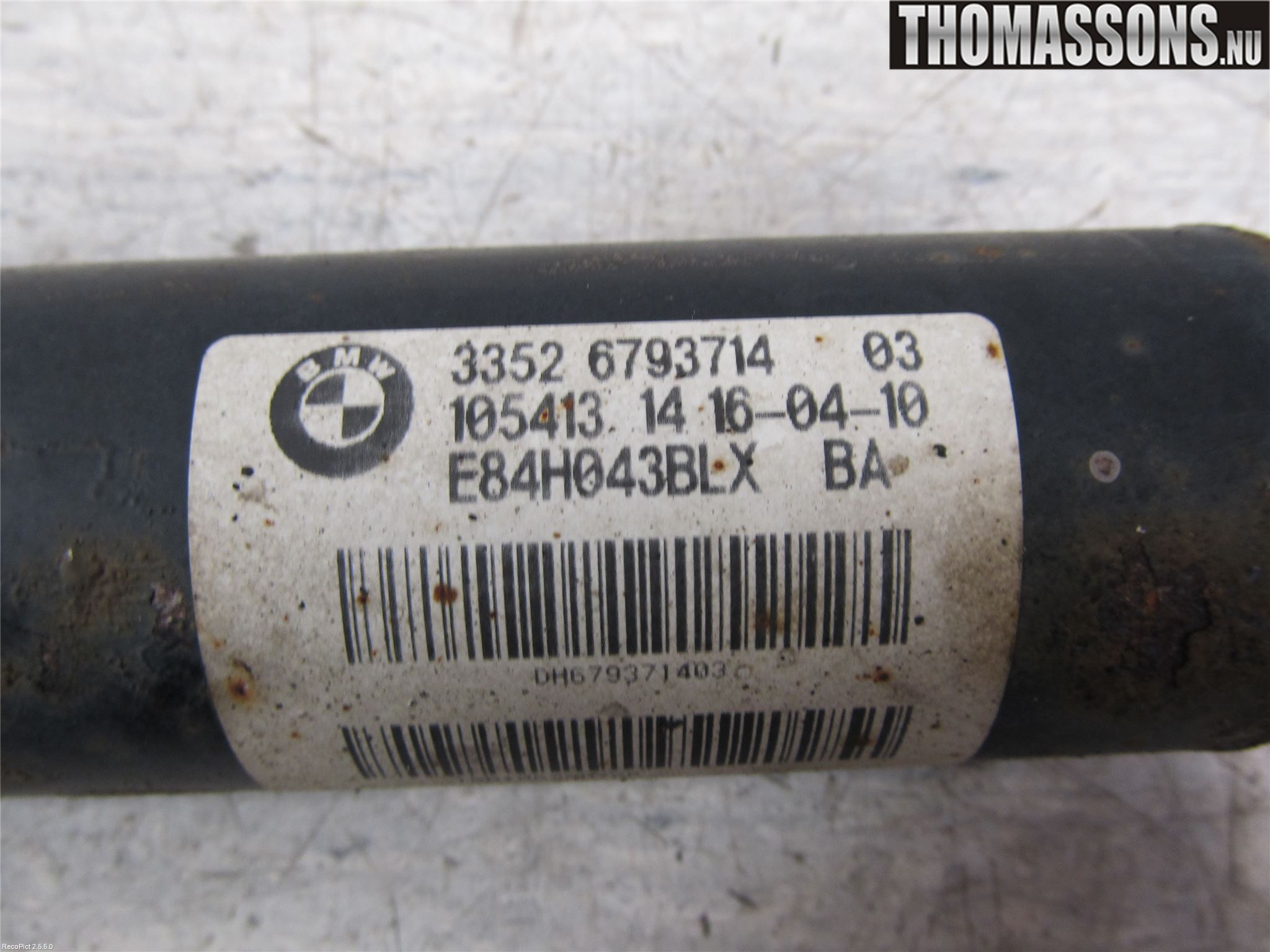 BMW X1 E84 10-15 Stötdämpare Bak