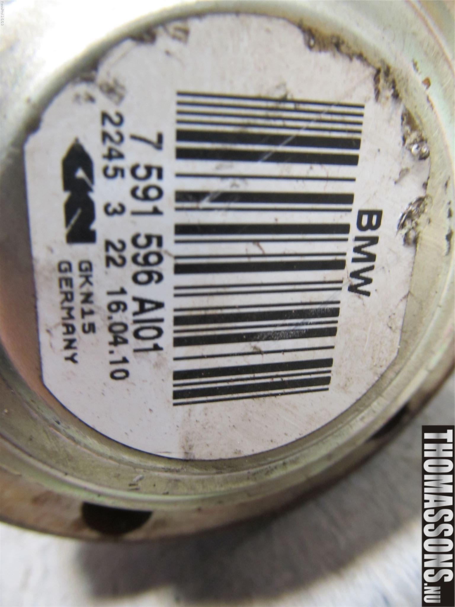 BMW X1 E84 10-15 Drivaxel Bak Höger