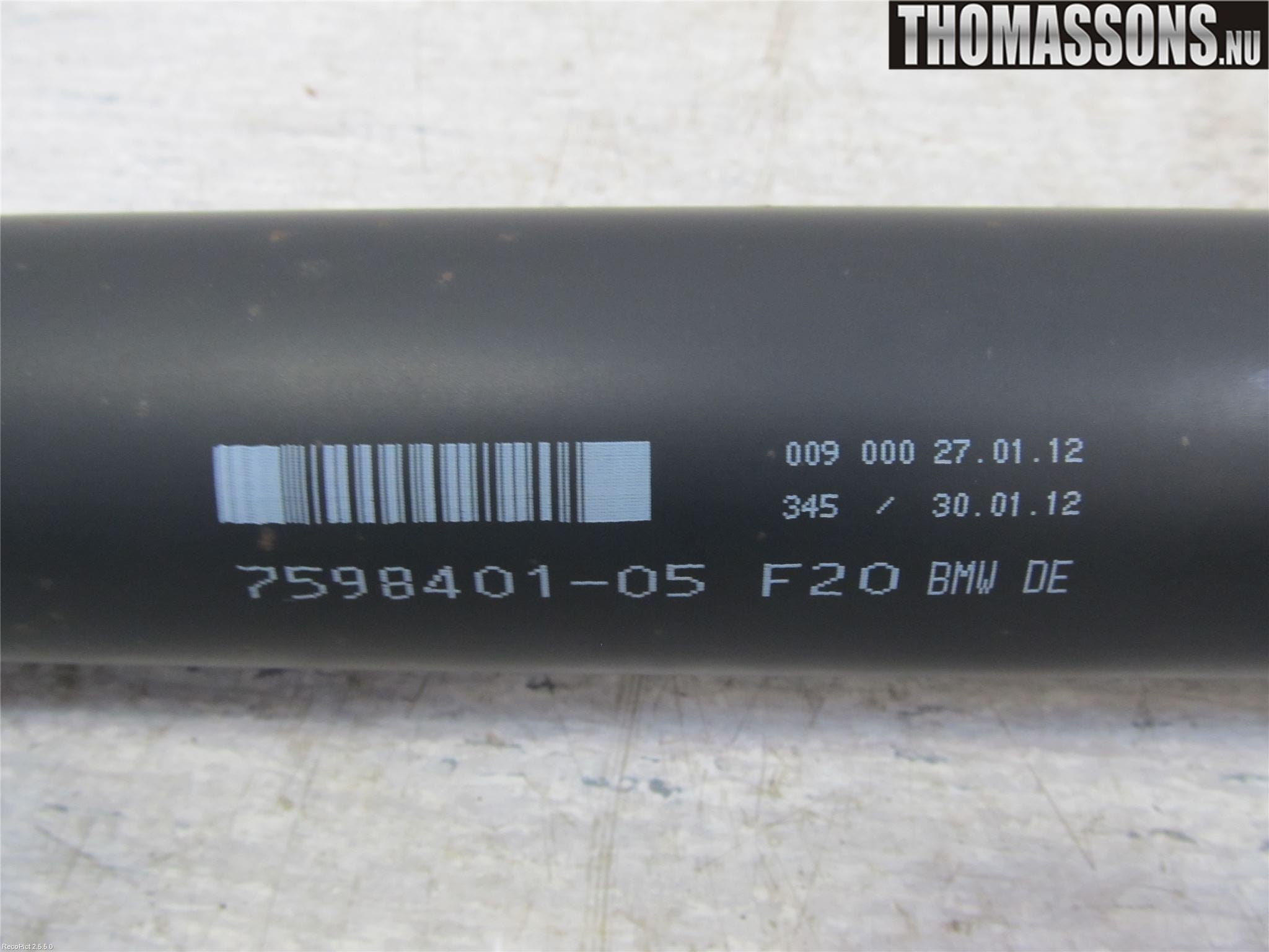 BMW 1 F20/F21 11-19 Mellanaxel Komp