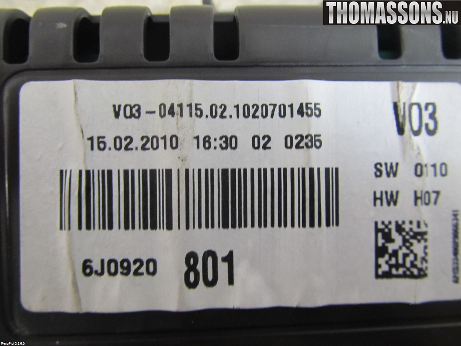 Seat IBIZA IV 08-16 Instrument Komb