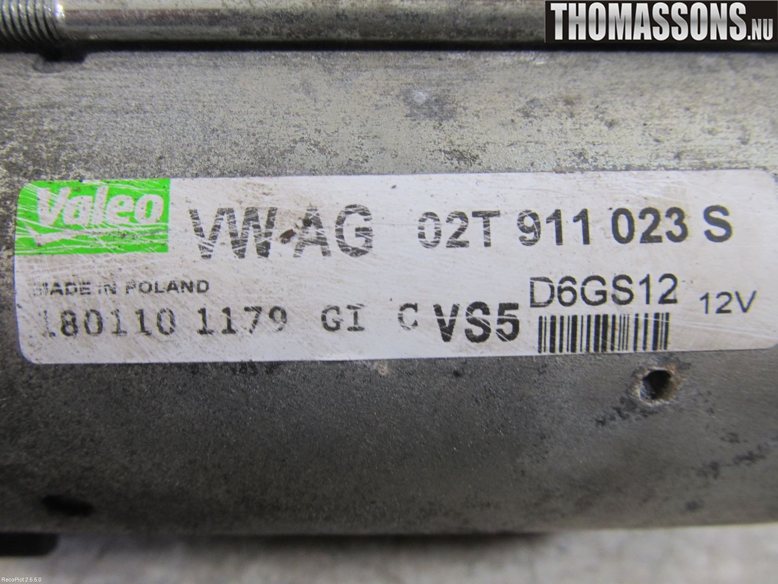 Seat IBIZA IV 08-16 Startmotor