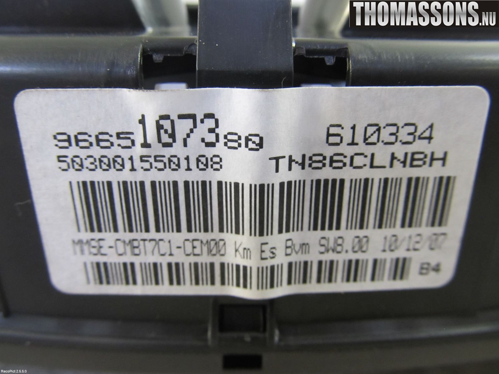 Peugeot 308 08-13 Instrument Komb