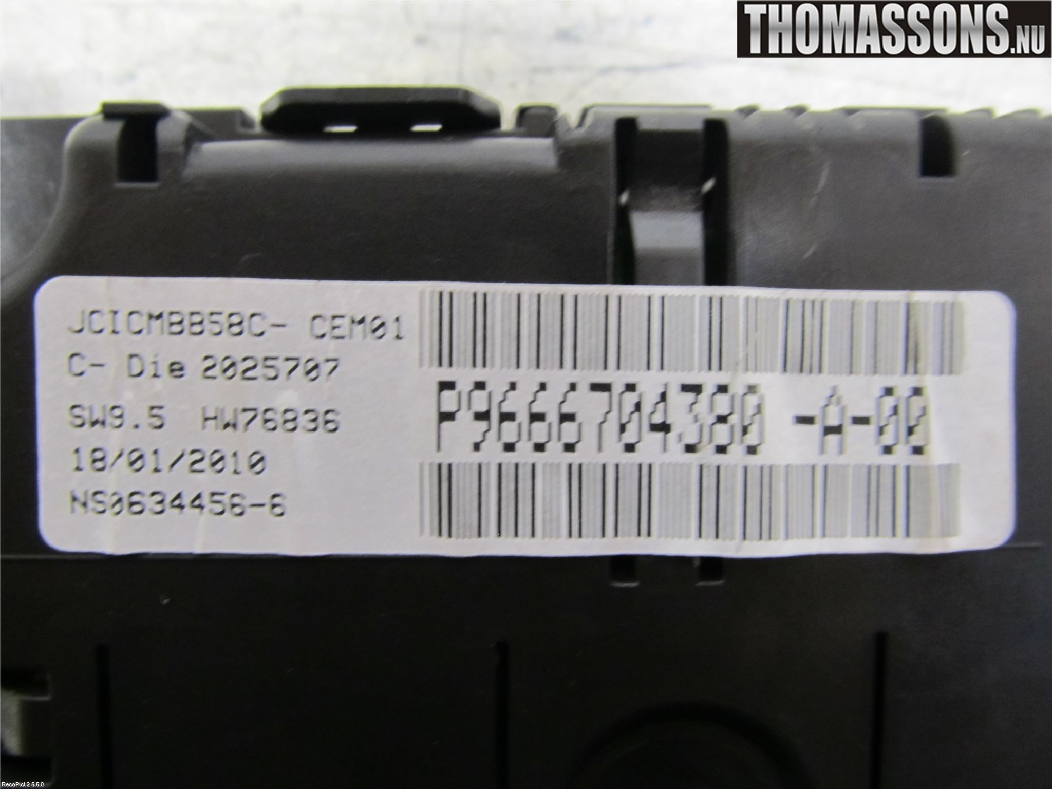 Citroen C4 GRAND PICASSO 07-13 Instrument Komb
