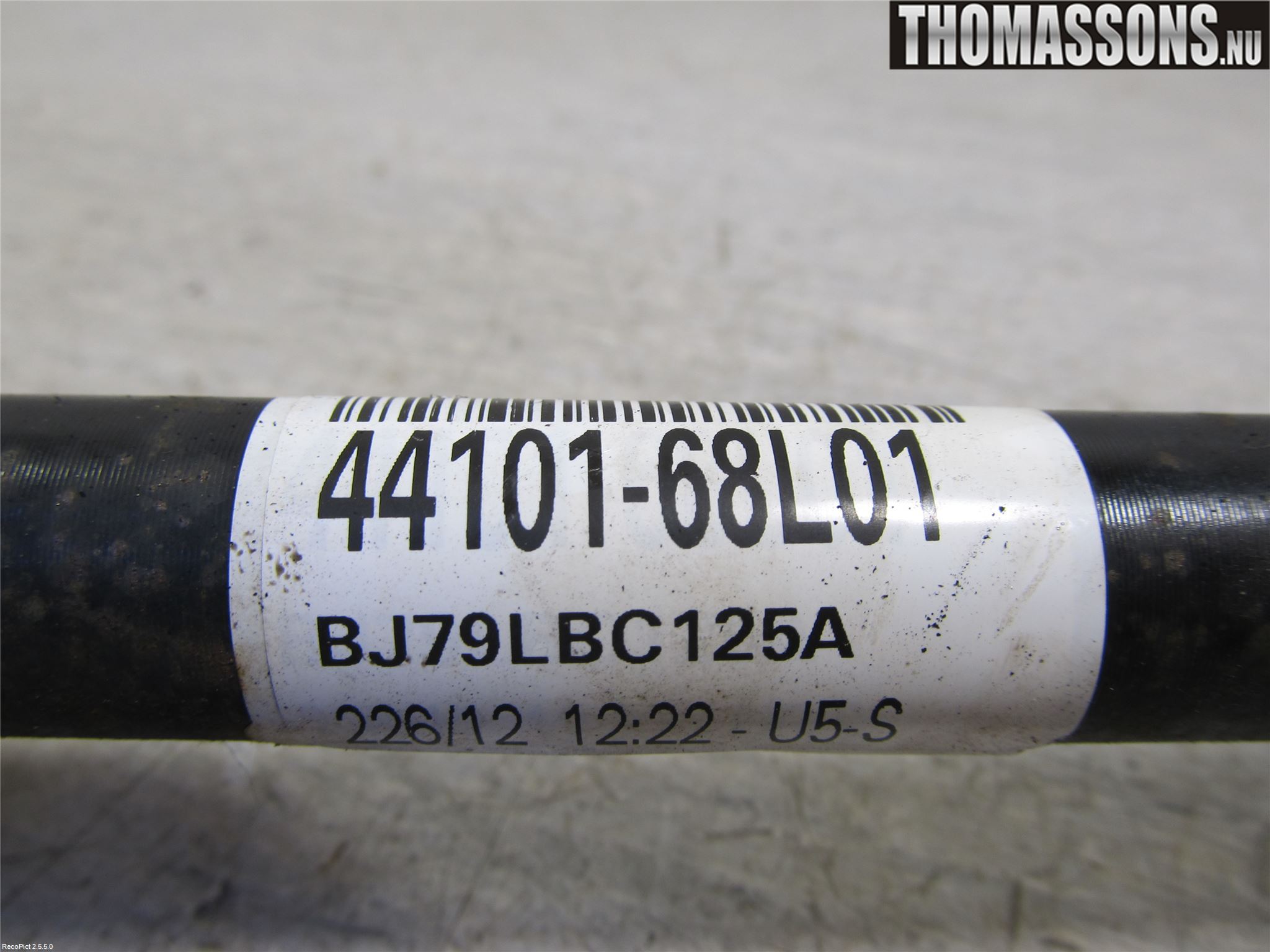 Suzuki SWIFT 11-16 Drivaxel Fram Höger