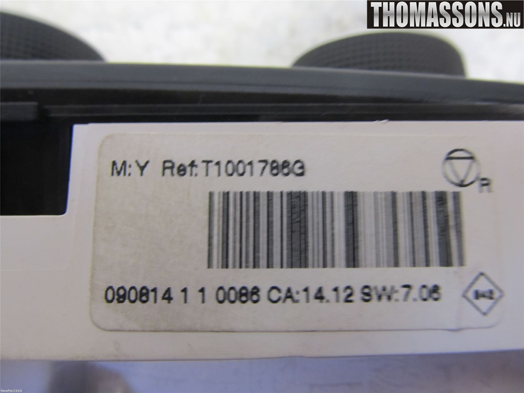 Renault MEGANE III 09-15 Värmereglage