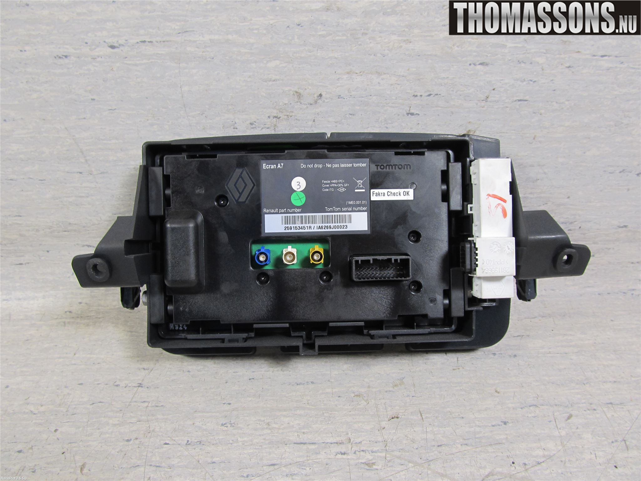 Renault MEGANE III 09-15 Gps Navigator