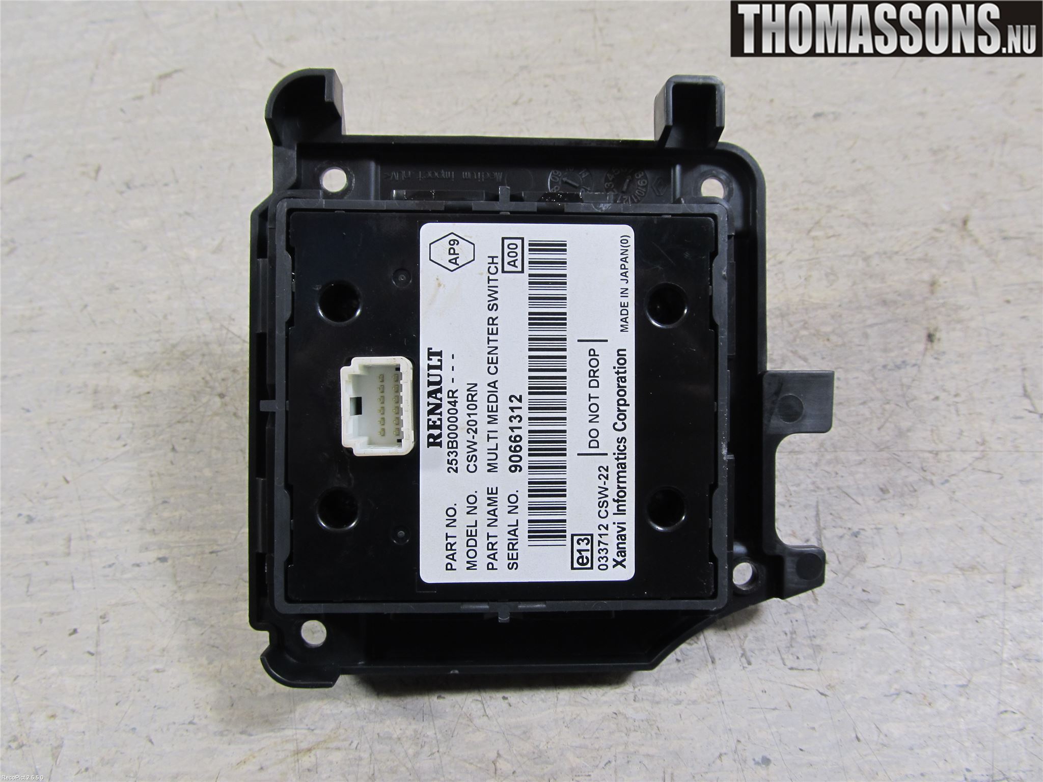 Renault MEGANE III 09-15 Gps Navigator