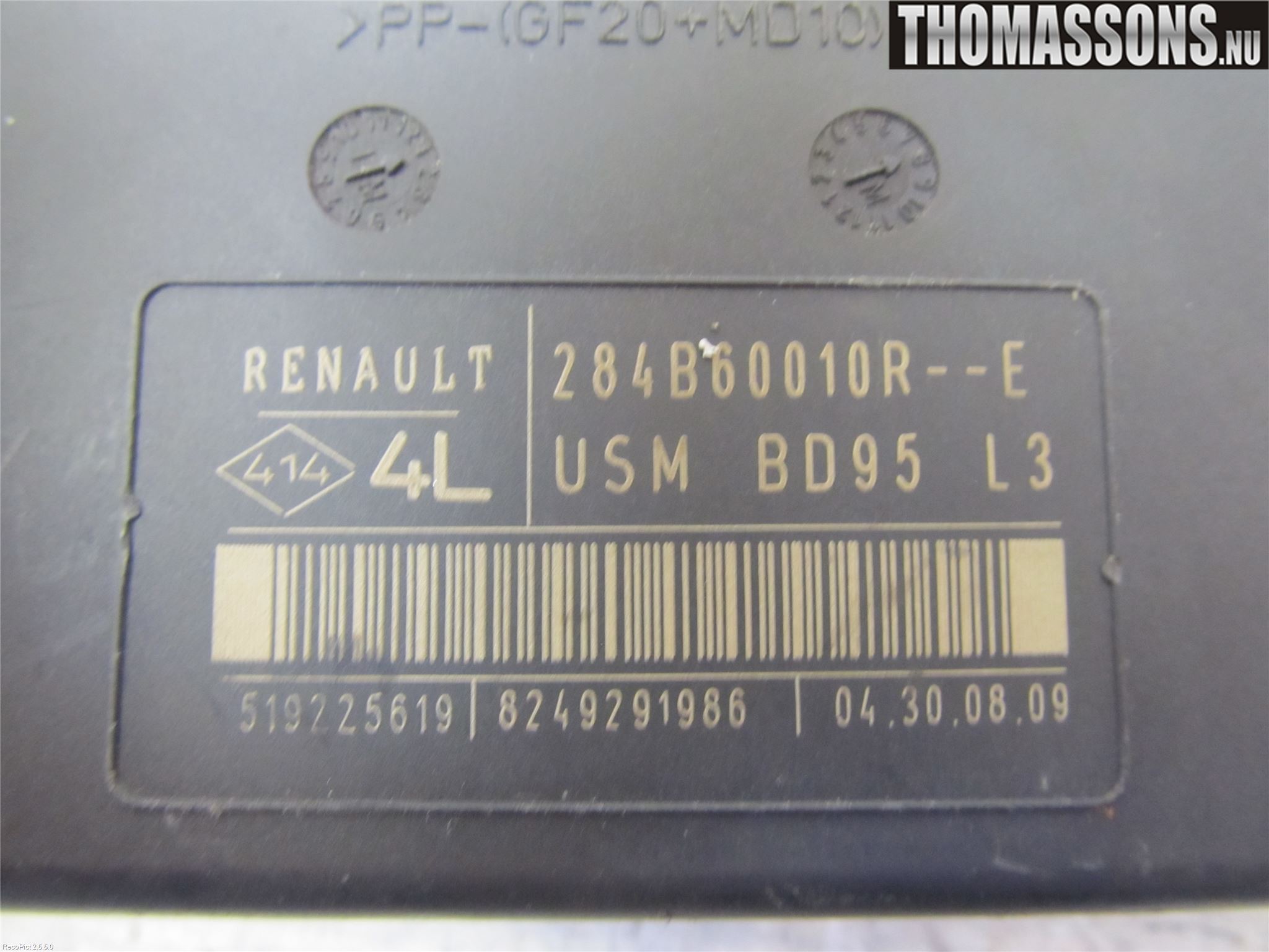 Renault MEGANE III 09-15 Säkringsdosa-Elcentral