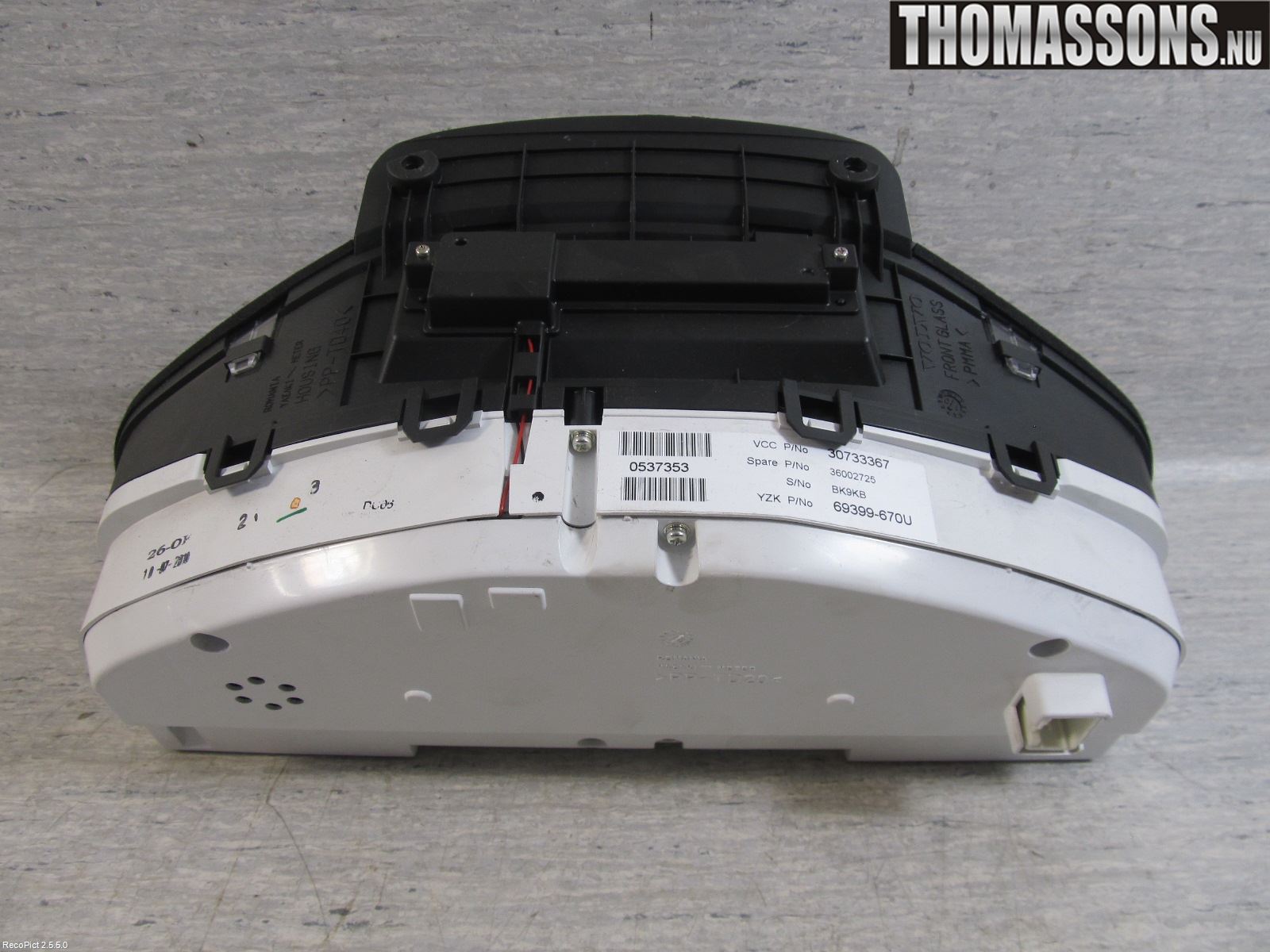 Volvo V70 08-13 Instrument Komb