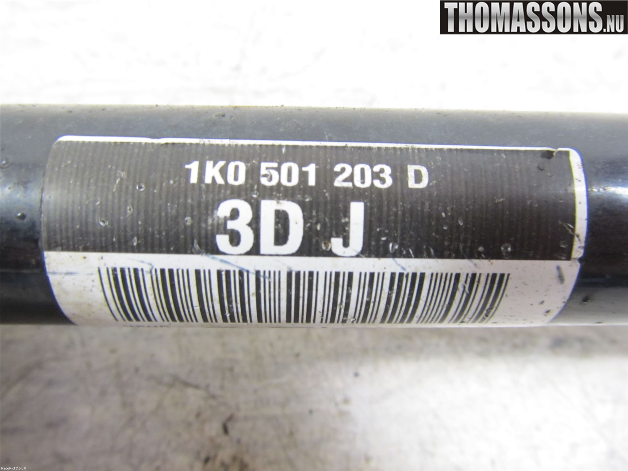 Volkswagen VW GOLF V 04-09 Drivaxel Bak Vänster