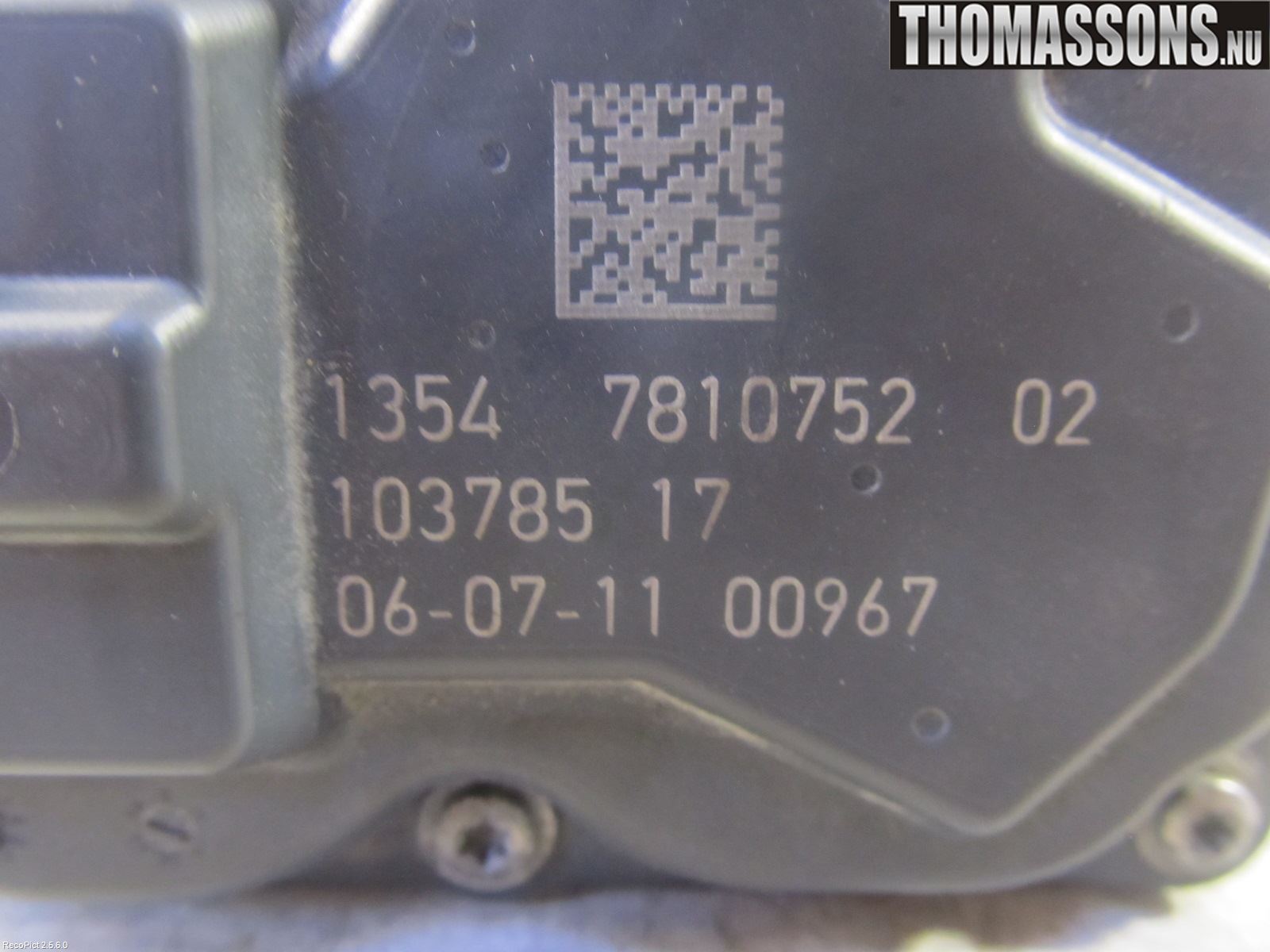 BMW 3 E90/91 SED/TOU 05-12 Injspjällhus