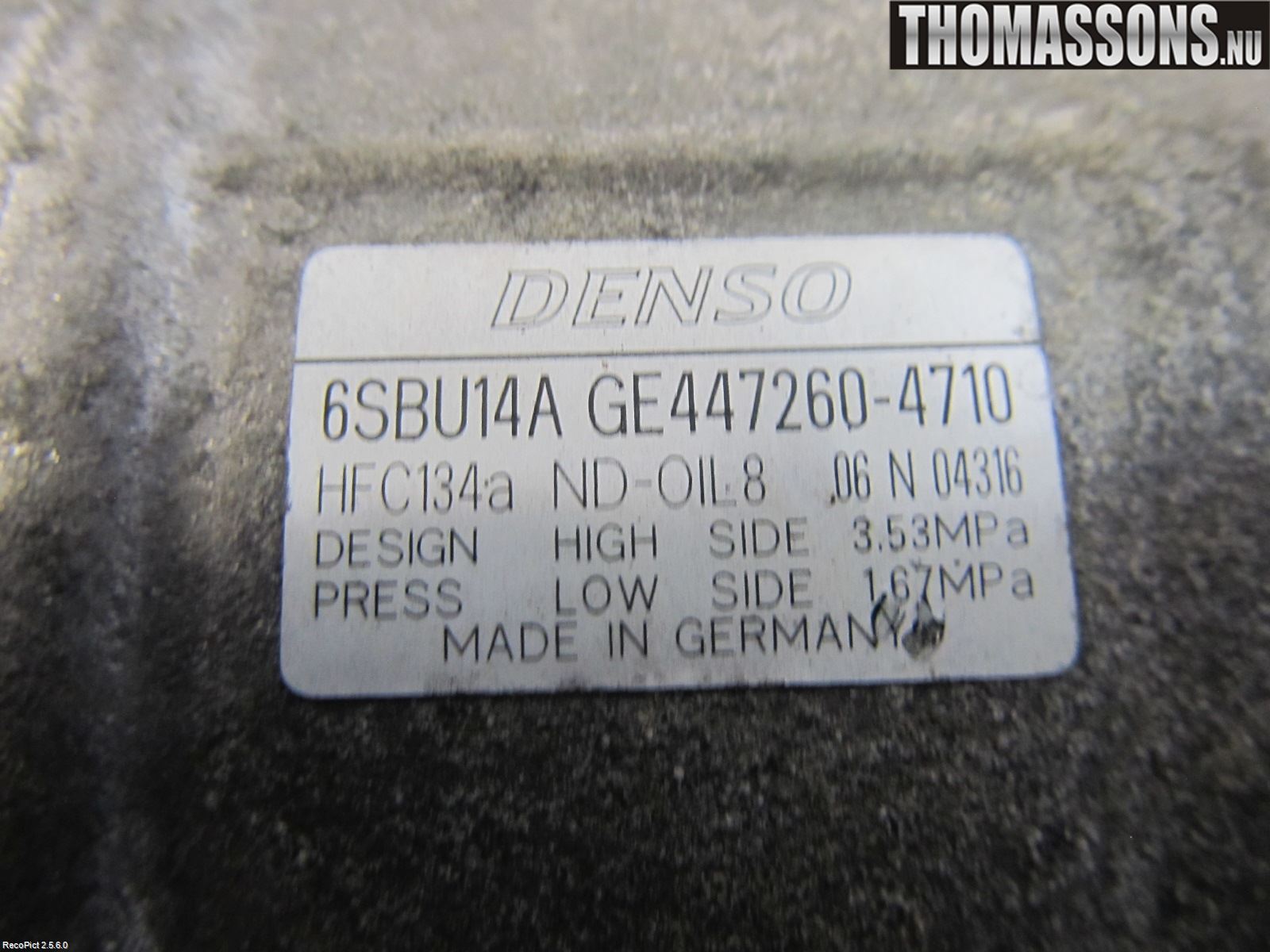 BMW 3 E90/91 SED/TOU 05-12 Ac Kompressor