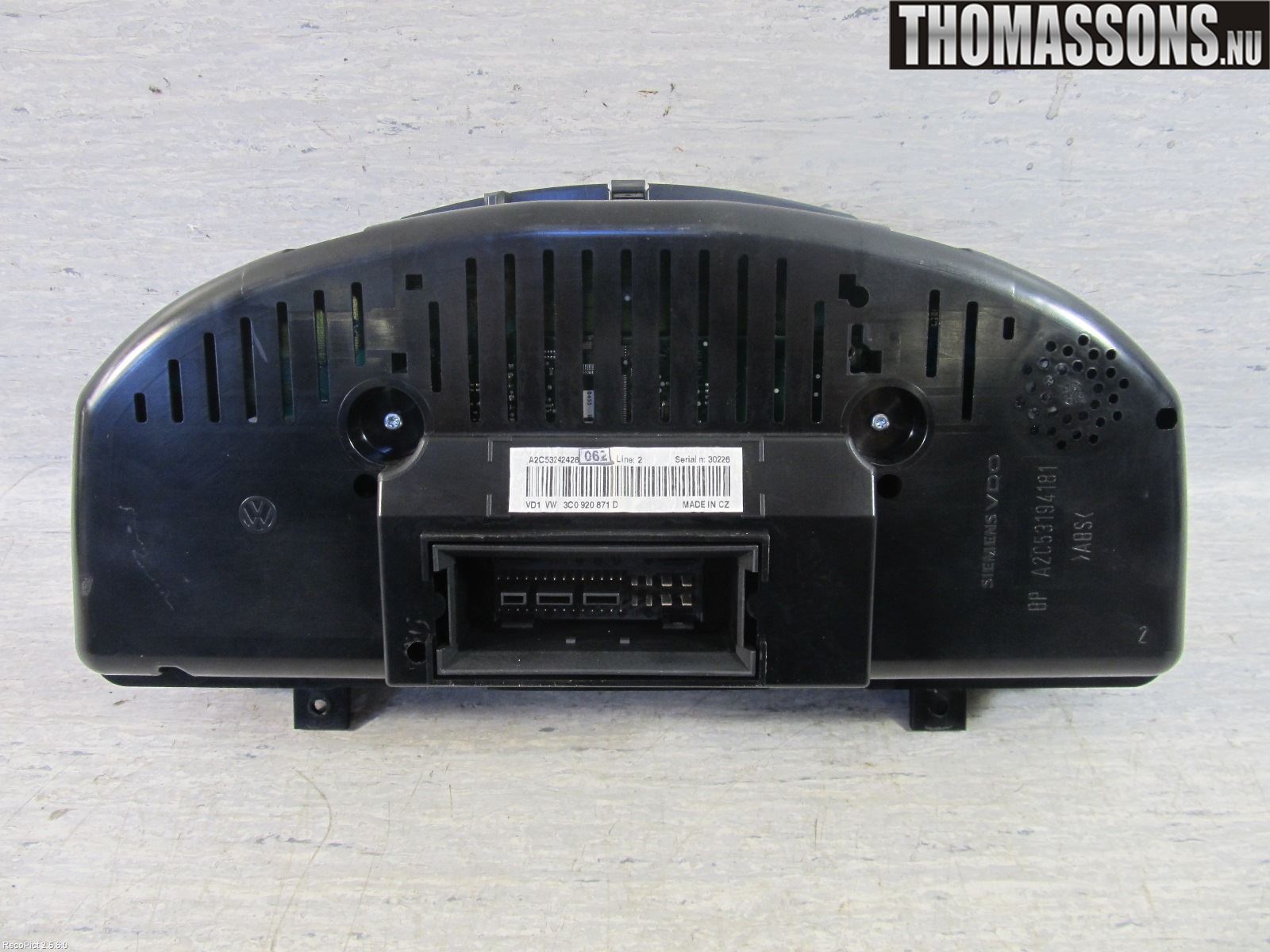 Volkswagen VW PASSAT 05-11 Instrument Komb