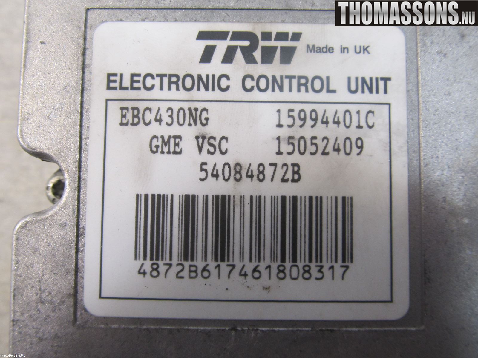 Saab 9-3 VER2/VER3 08-15 Abs Hydraulaggregat