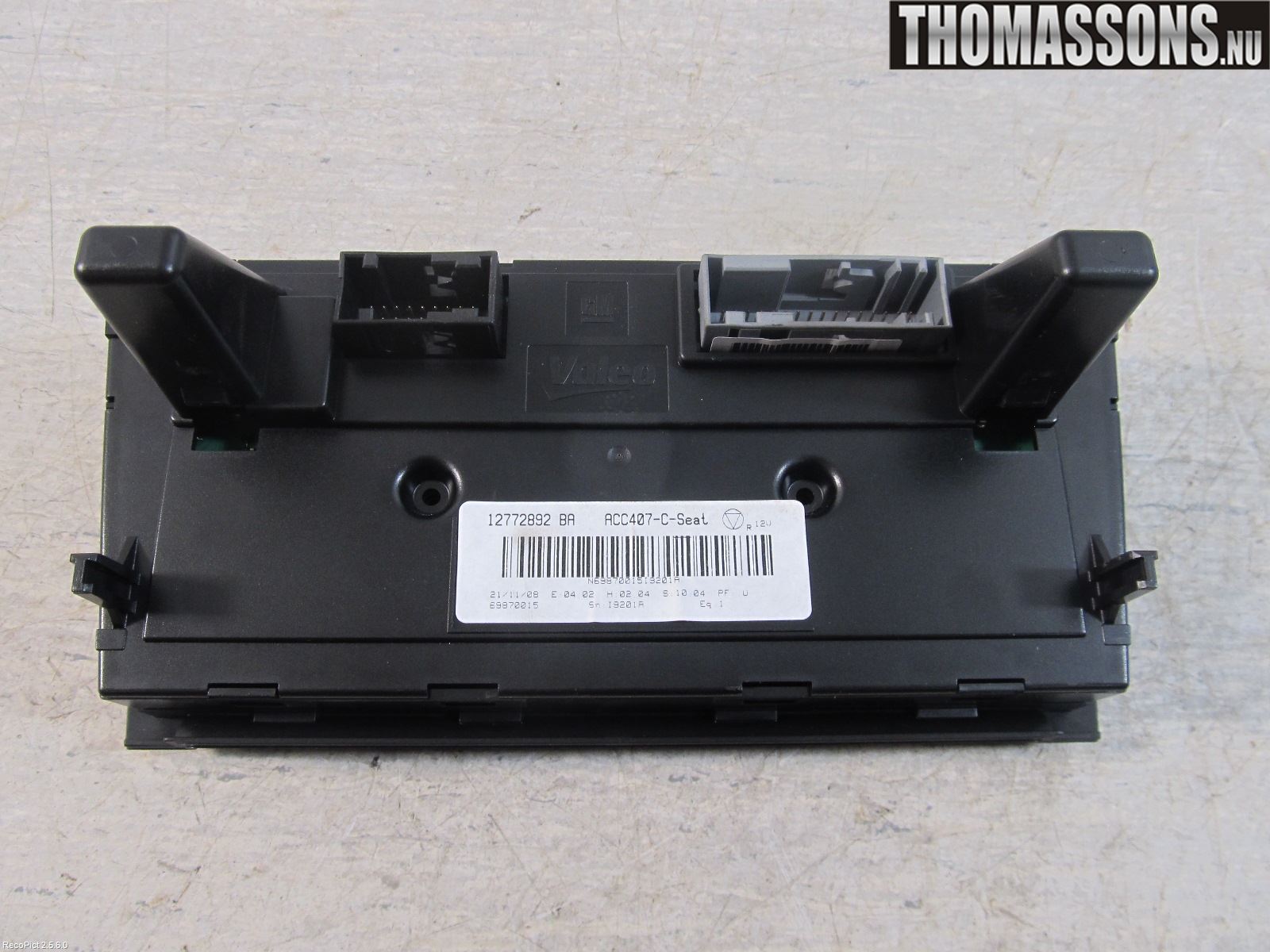 Saab 9-3 VER2/VER3 08-15 Ac Styrenhet Ac Manöveren