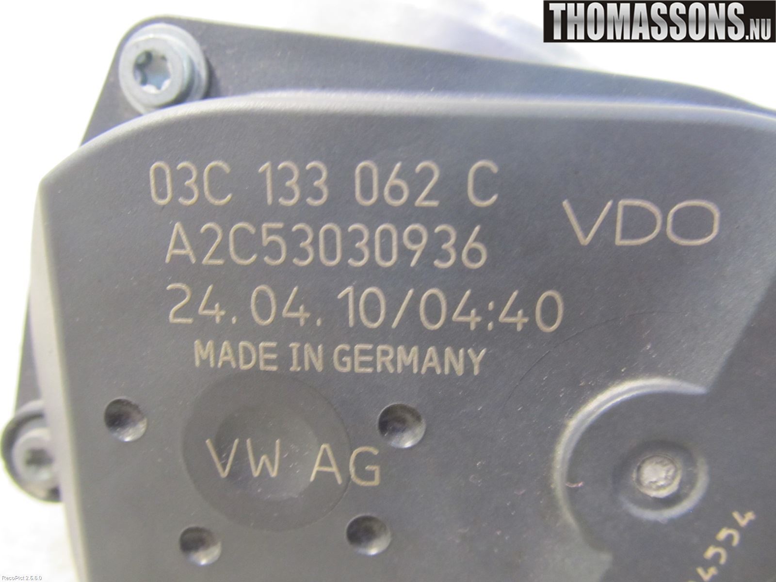 Volkswagen VW POLO 10-17 Injspjällhus