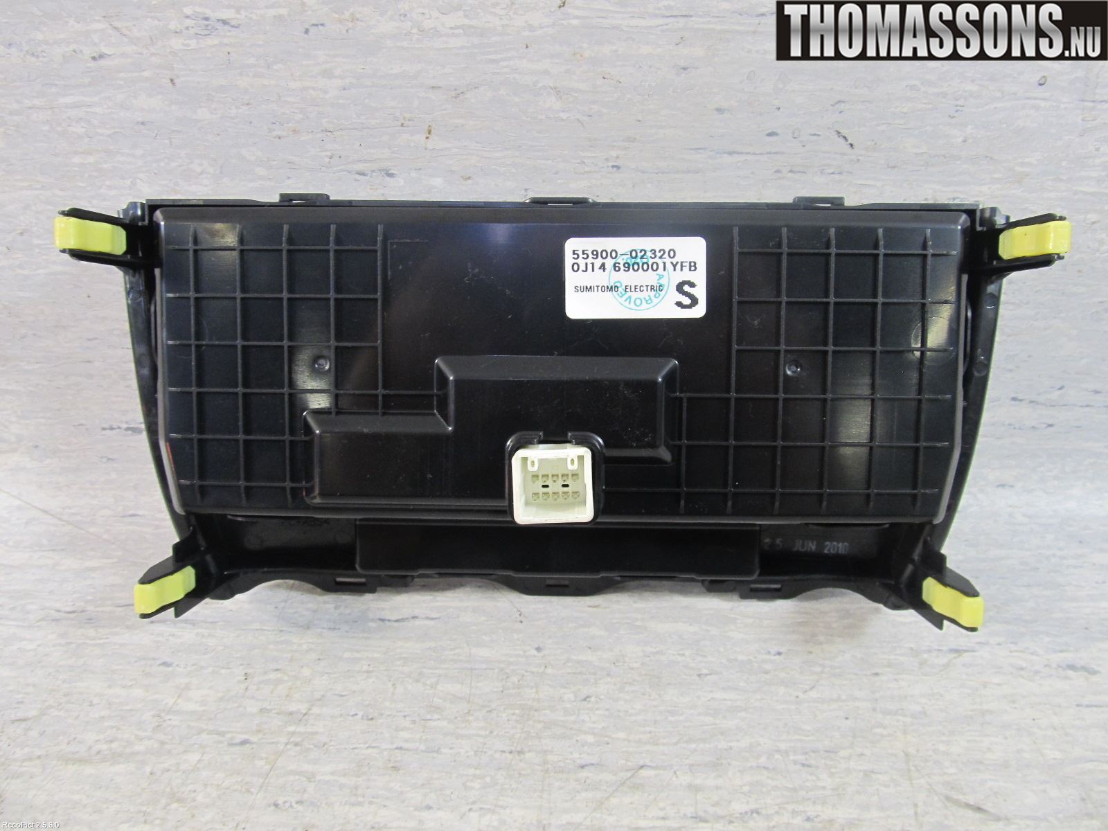 Toyota AURIS 10-12 Ac Styrenhet Ac Manöveren