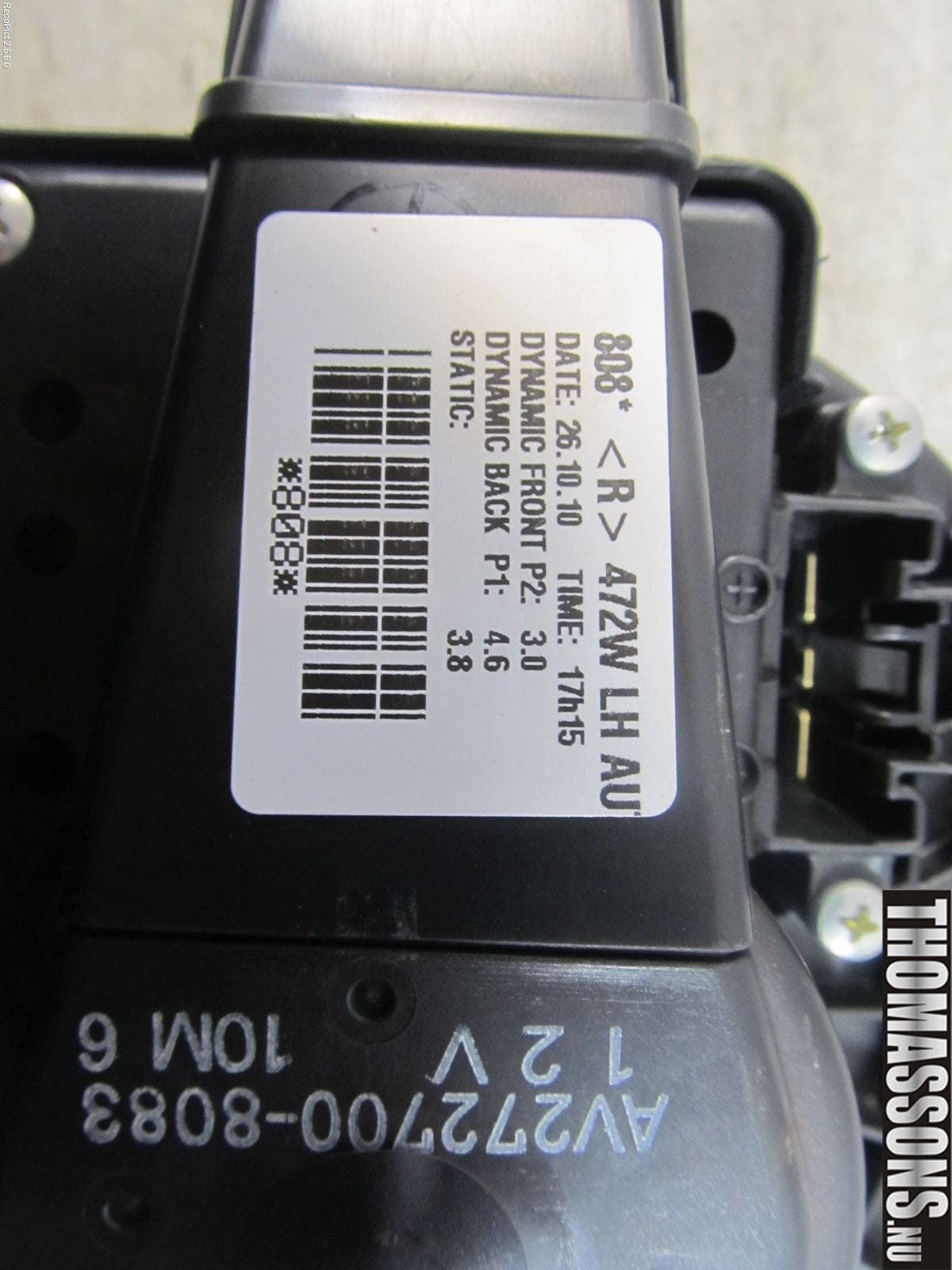 Toyota AURIS 10-12 Värmefläkt