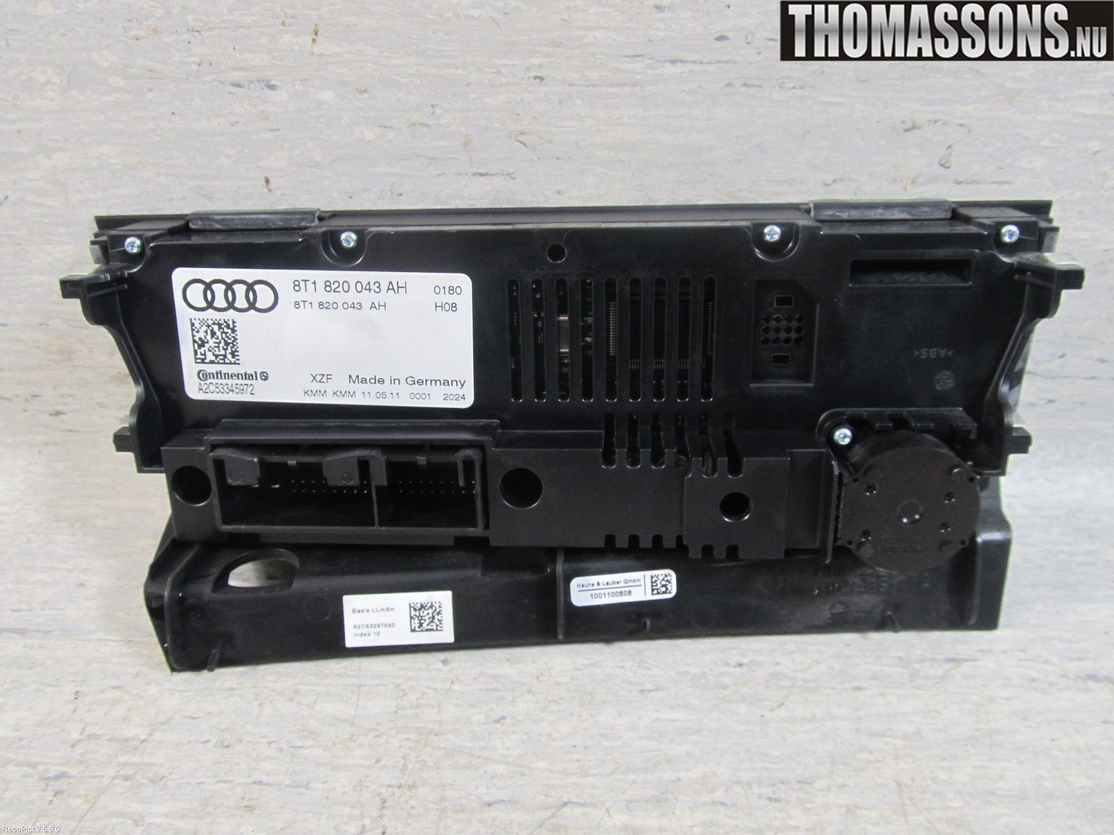 Audi Q5 09-16 Ac Styrenhet Ac Manöveren