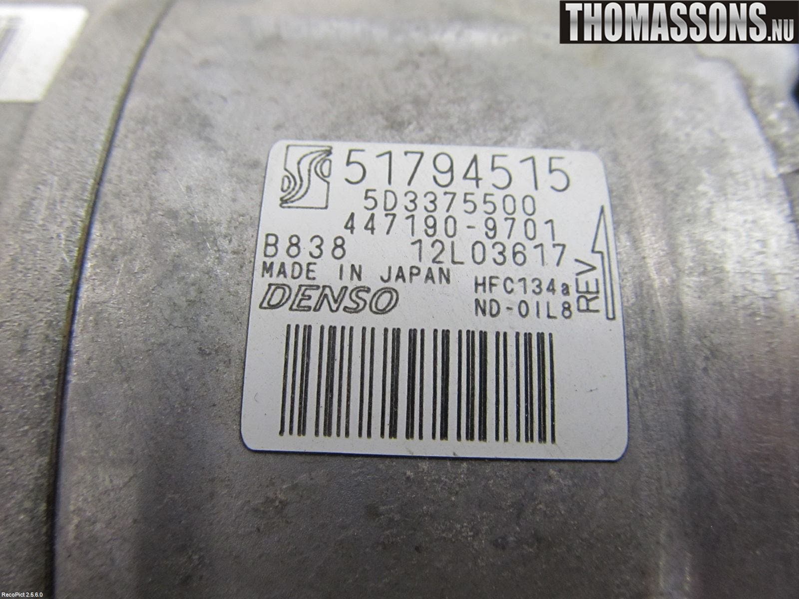 Alfa Mi.To 09-17 Ac Kompressor