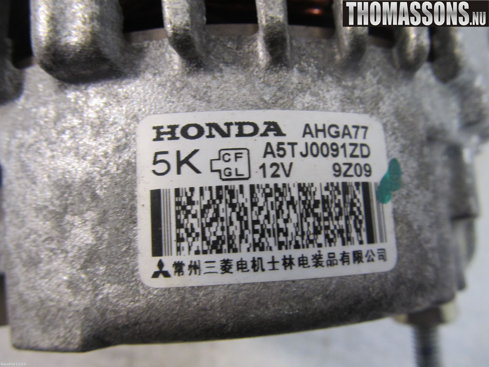 Honda JAZZ 08-14 Generator