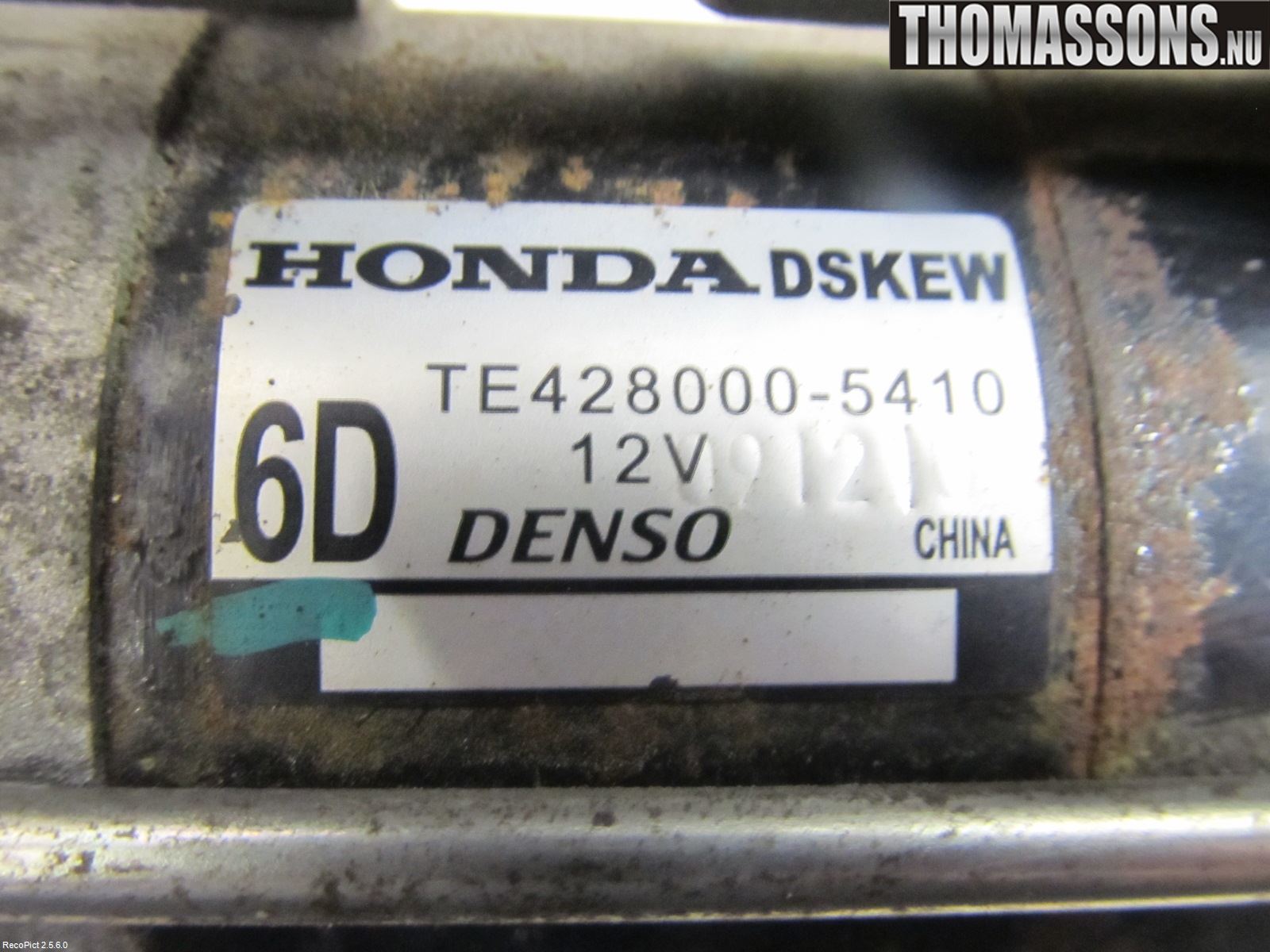 Honda JAZZ 08-14 Startmotor