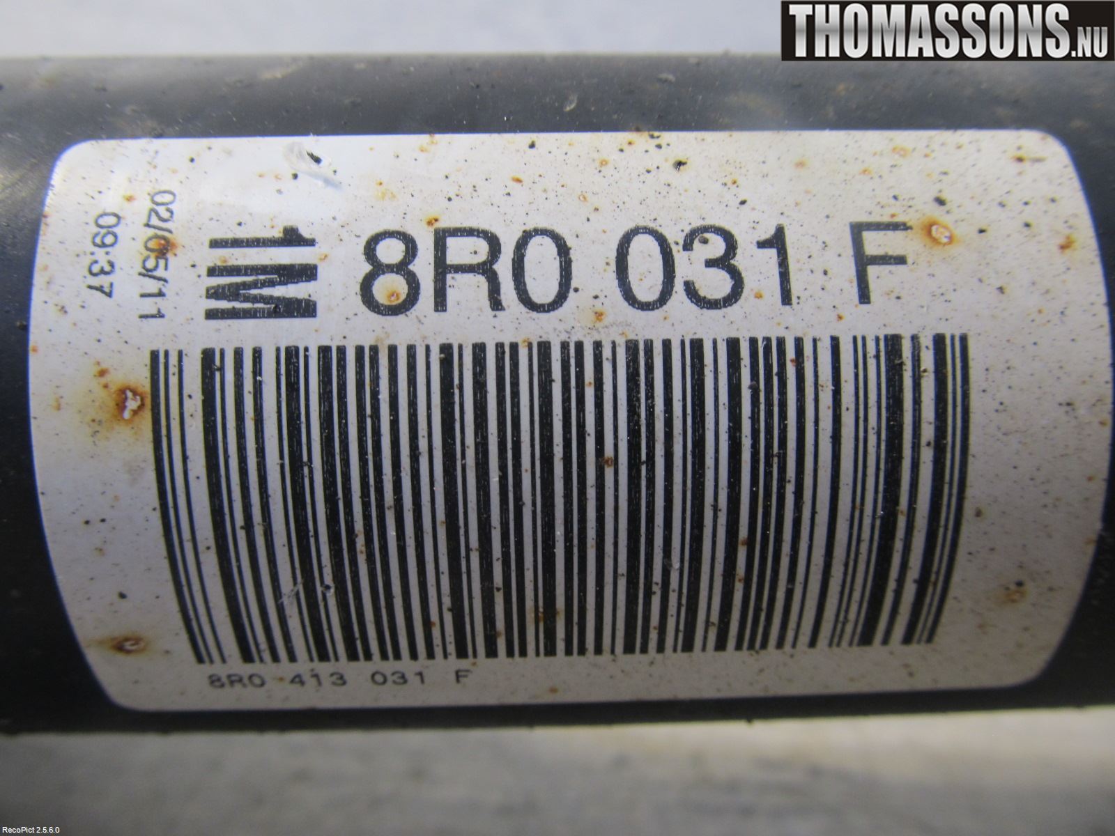 Audi Q5 09-16 Fjäderben Fram Vänster