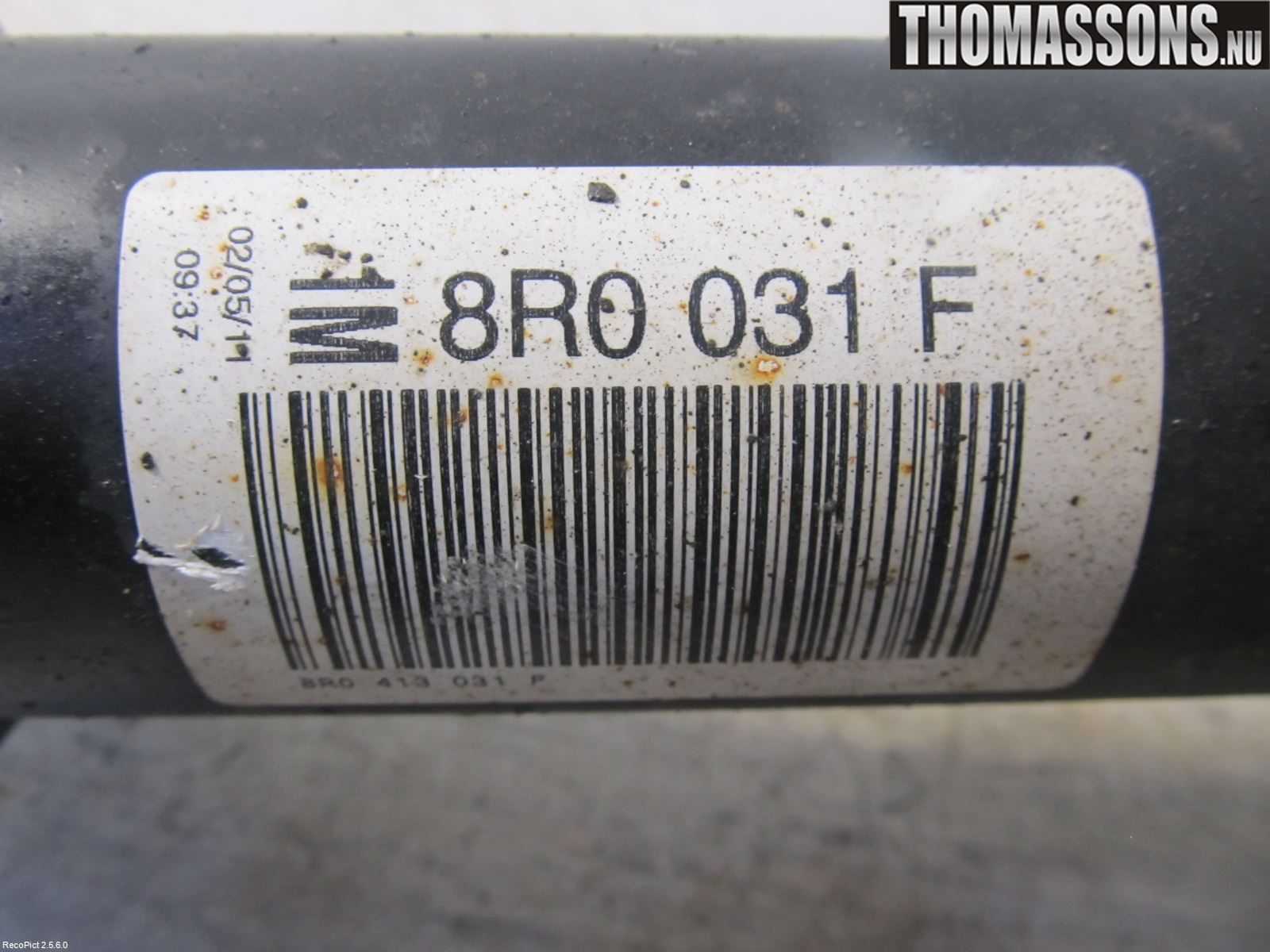 Audi Q5 09-16 Fjäderben Fram Höger