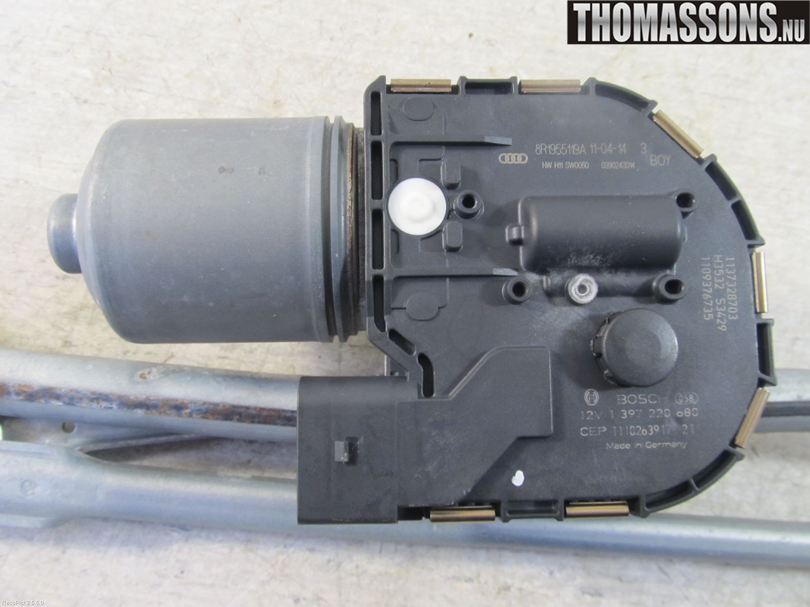 Audi Q5 09-16 Torkarmotor Vindruta