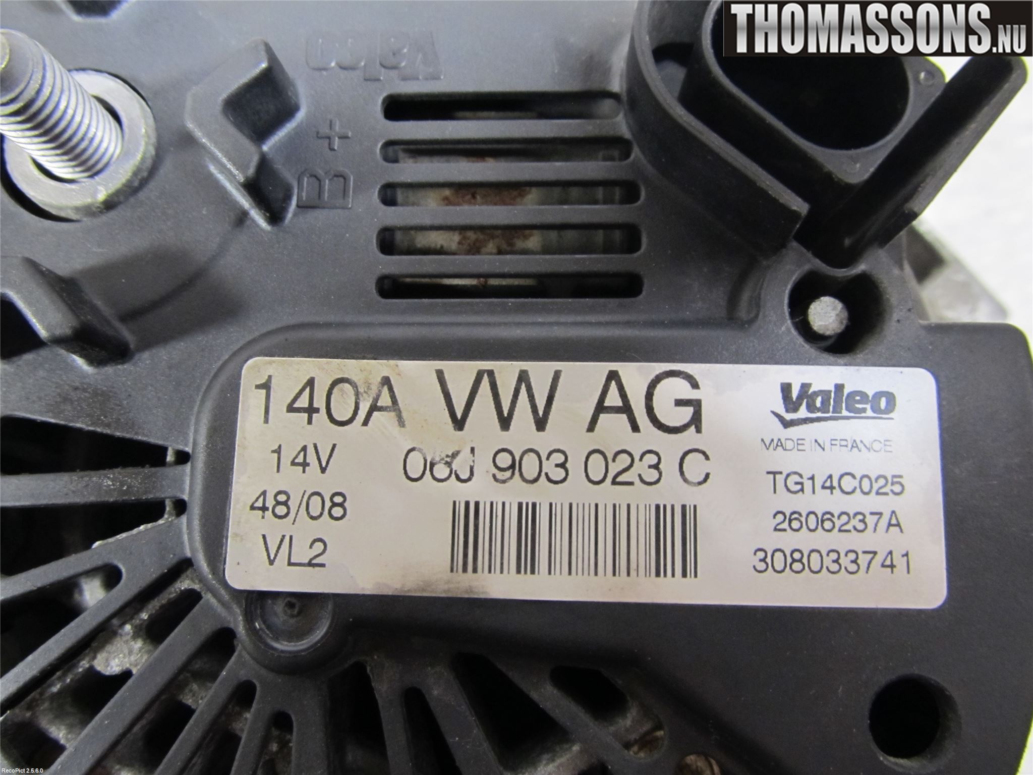 Volkswagen VW PASSAT CC 08-16 Generator