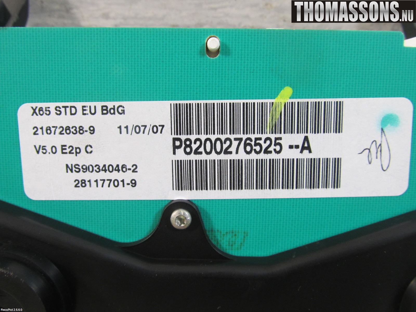 Renault CLIO II 01-08 Instrument Komb