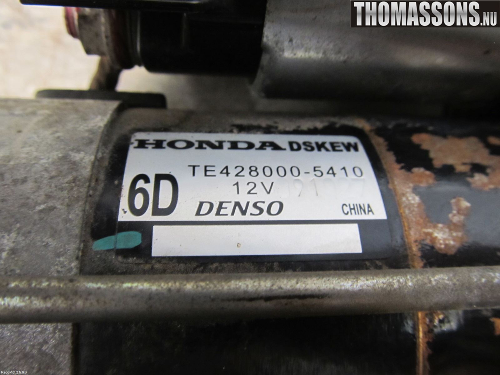 Honda JAZZ 08-14 Startmotor