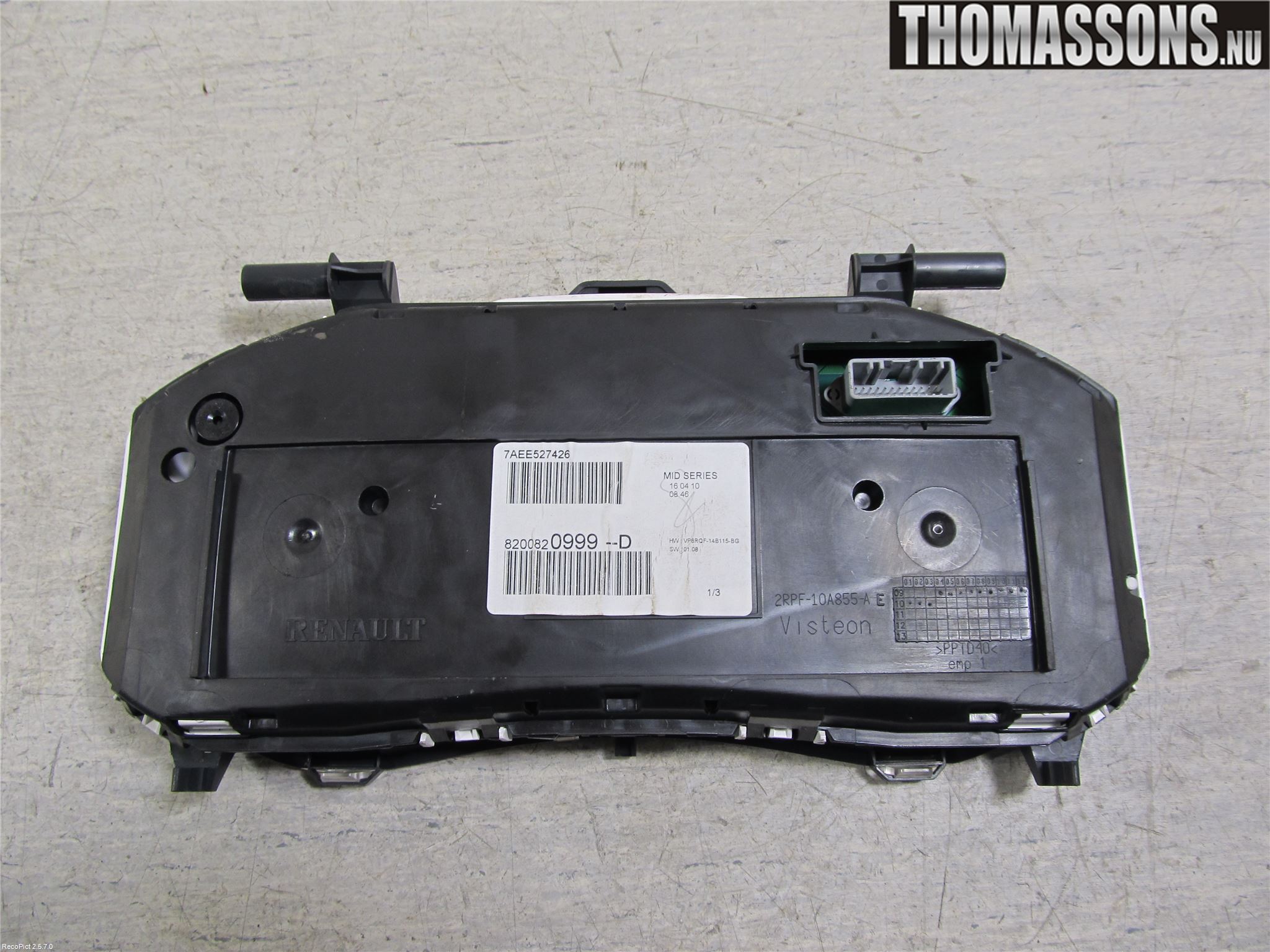 Renault CLIO III  09-12 Instrument Komb