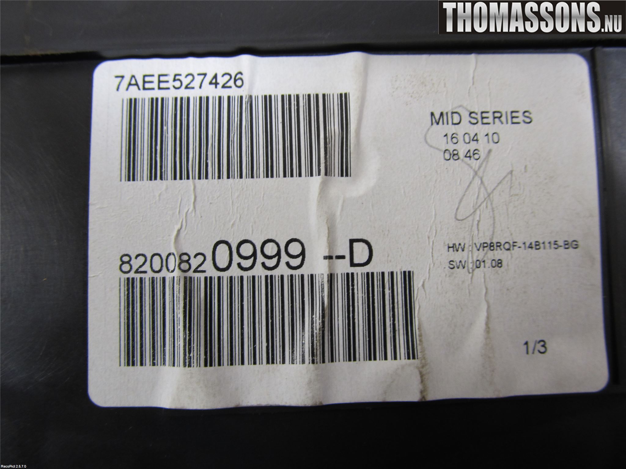 Renault CLIO III  09-12 Instrument Komb