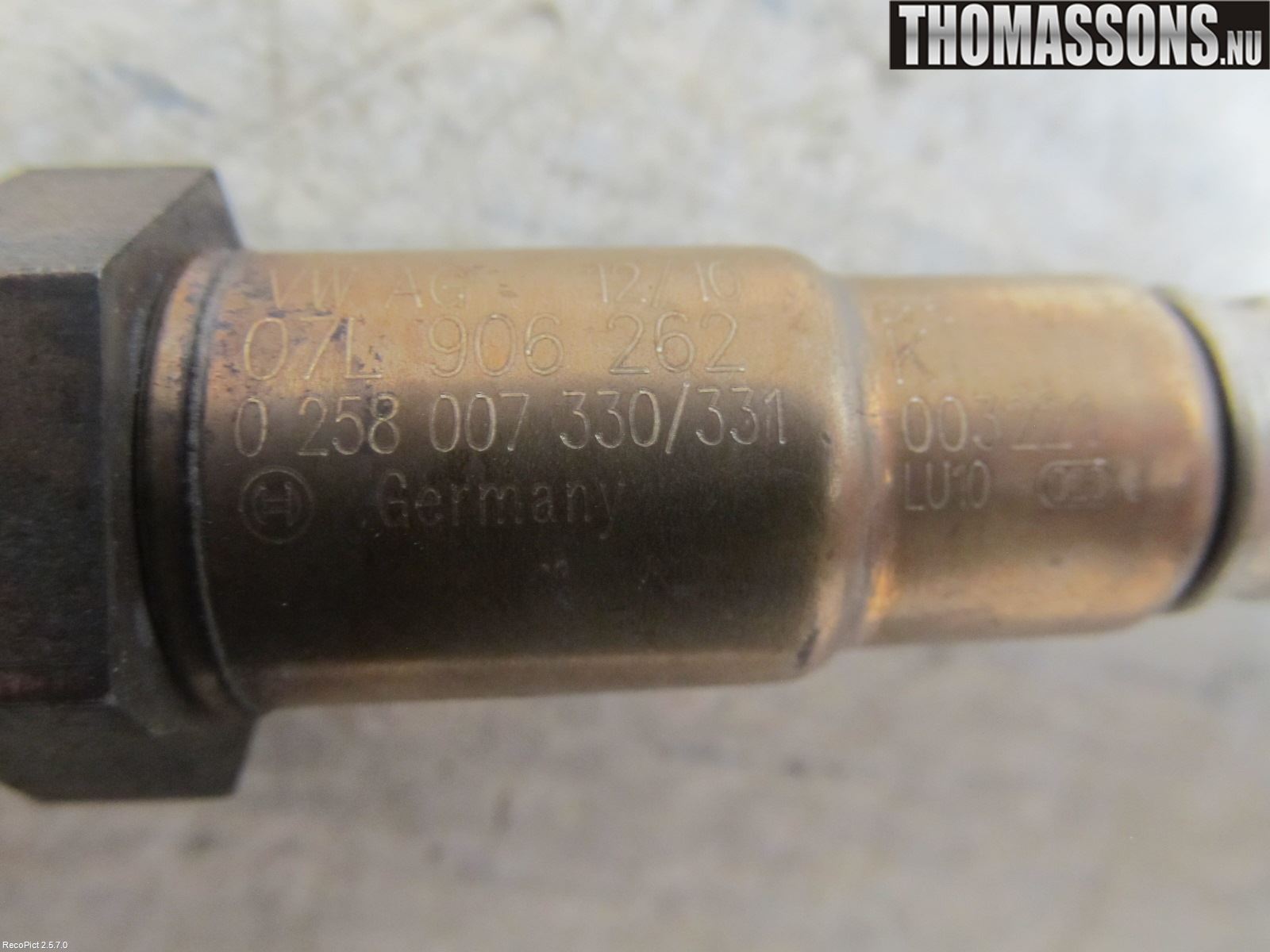 Audi A5 07-16 Injlambdasond