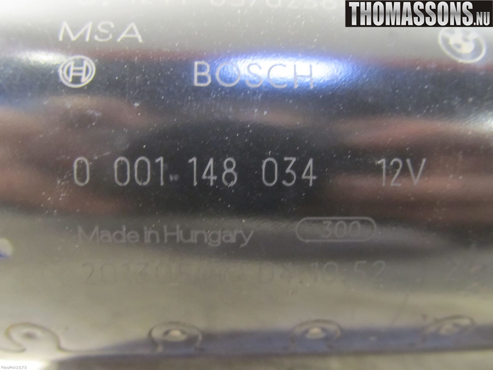 BMW 3 F30/F31/F80 12-19 Startmotor Diesel