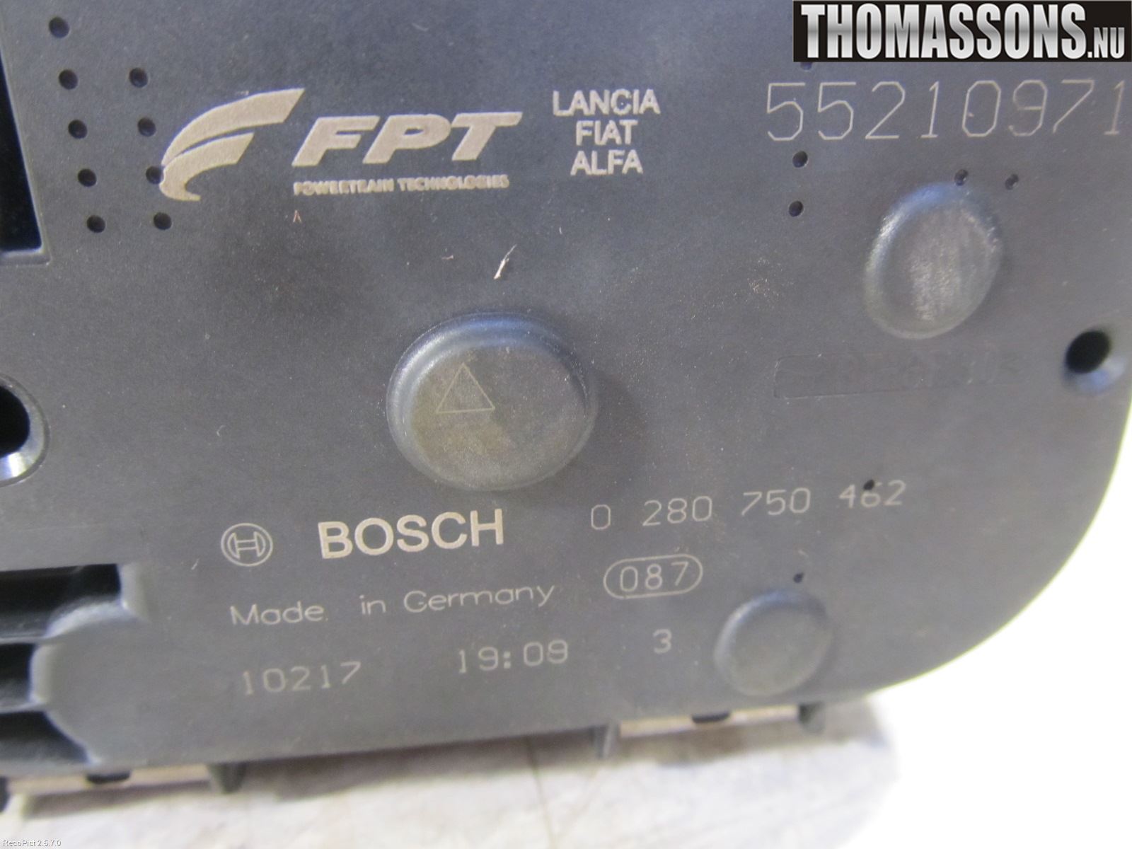 Lancia DELTA Injspjällhus